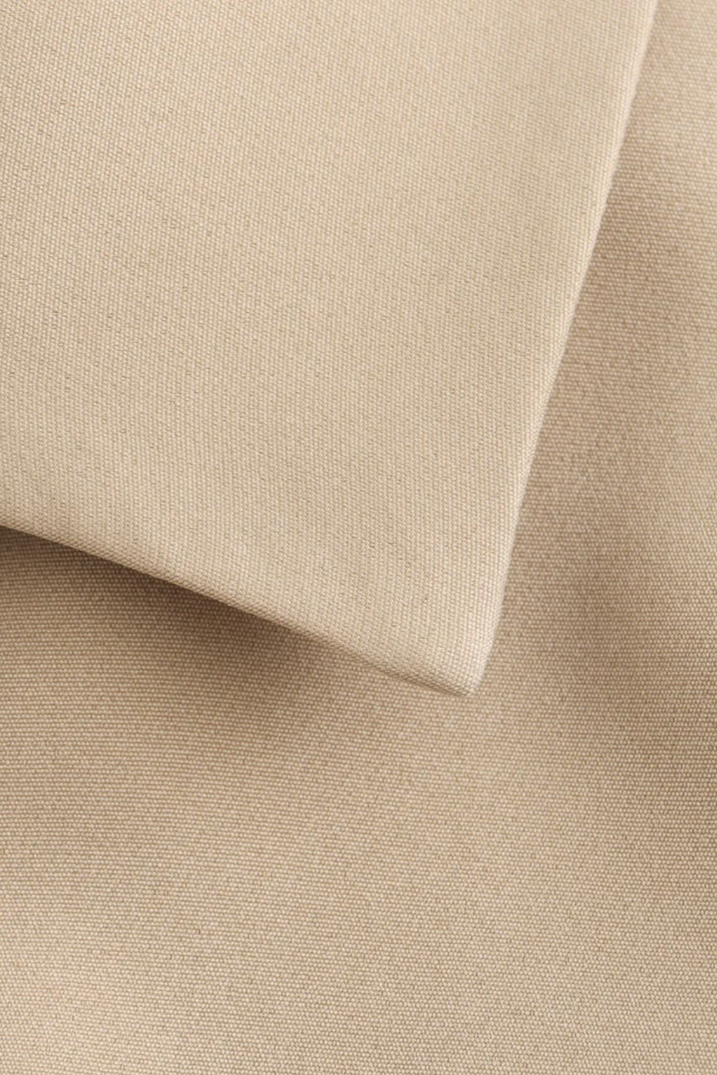 Cropped Jacket | Flap Pockets, Turn-Down Collar