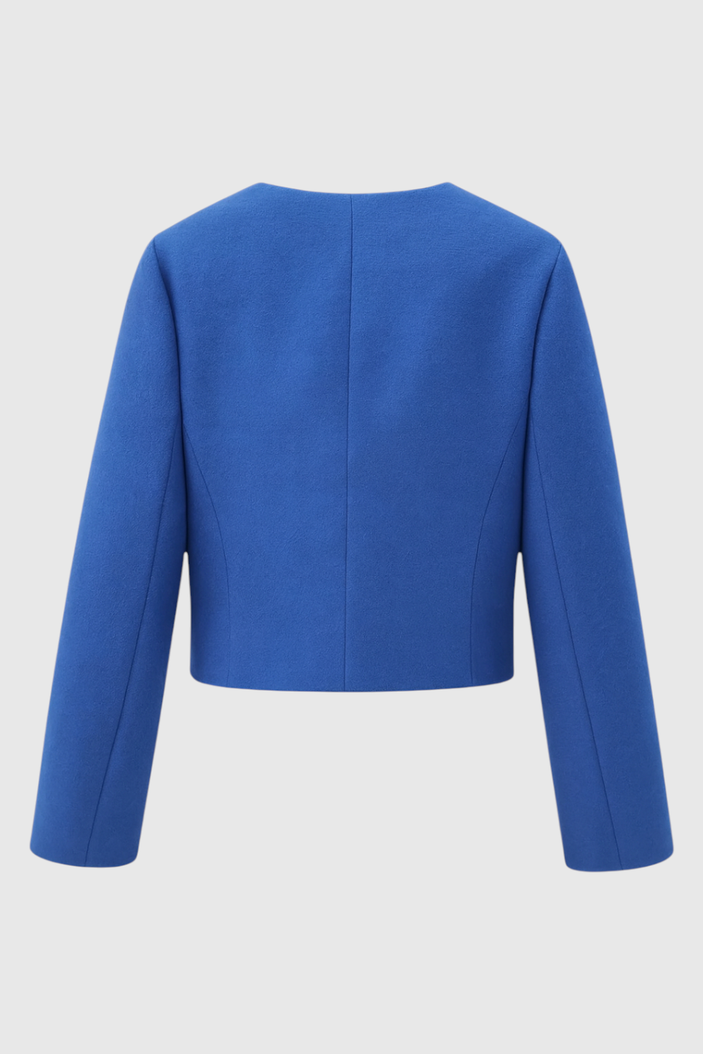 Short Jacket, Gold Buttons, Textured Finish