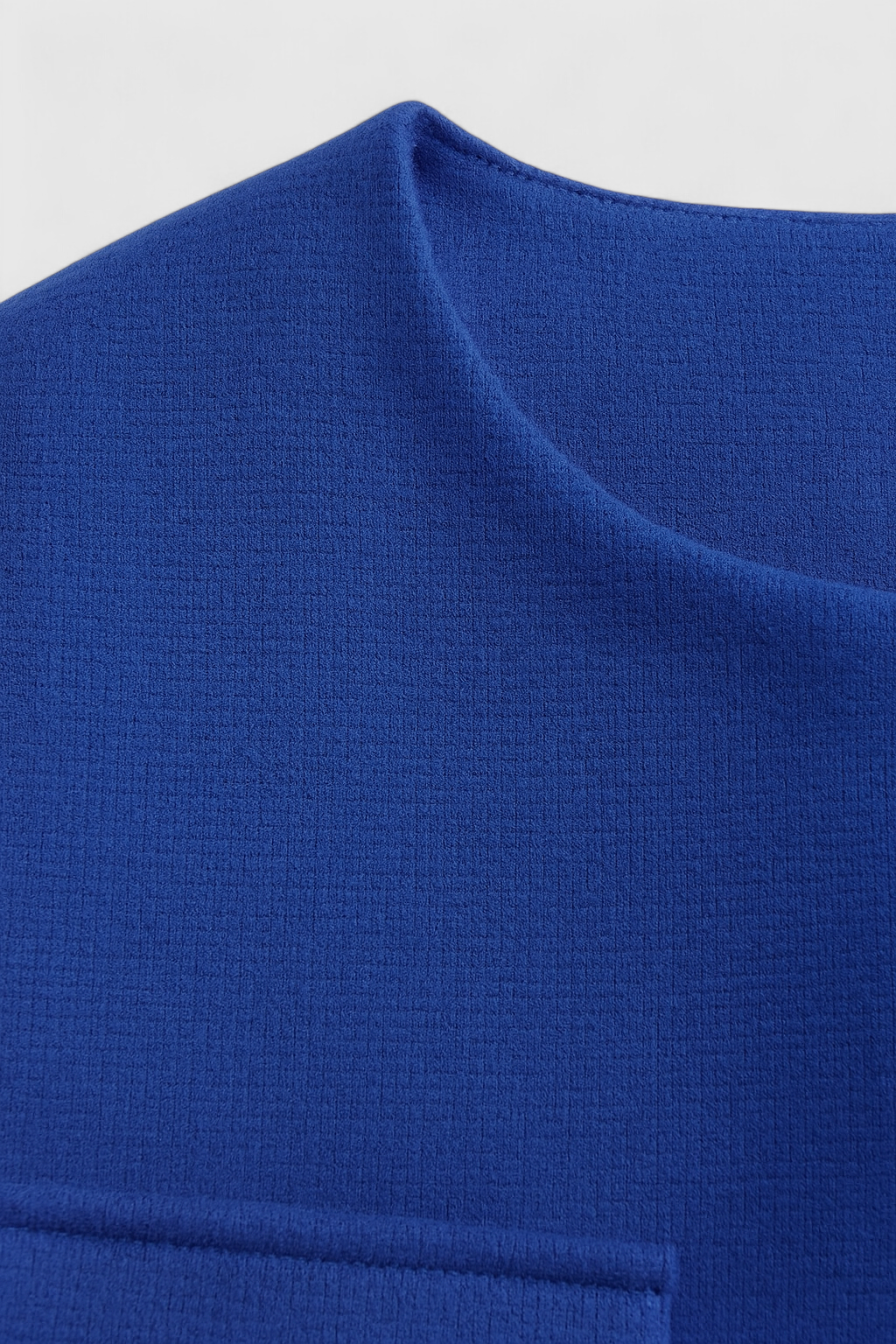 Short Jacket, Gold Buttons, Textured Finish