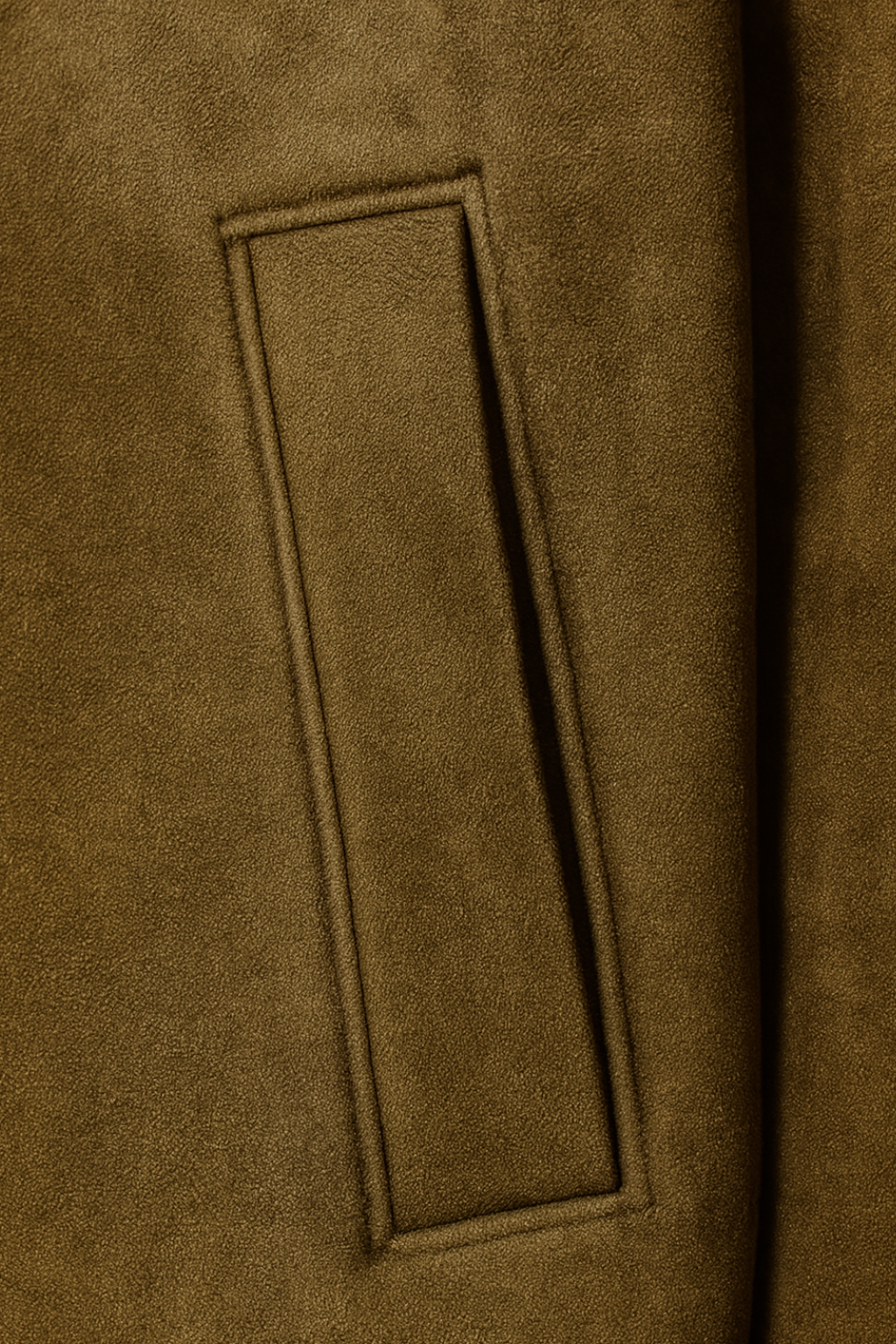 Cropped Jacket with Suede Finish