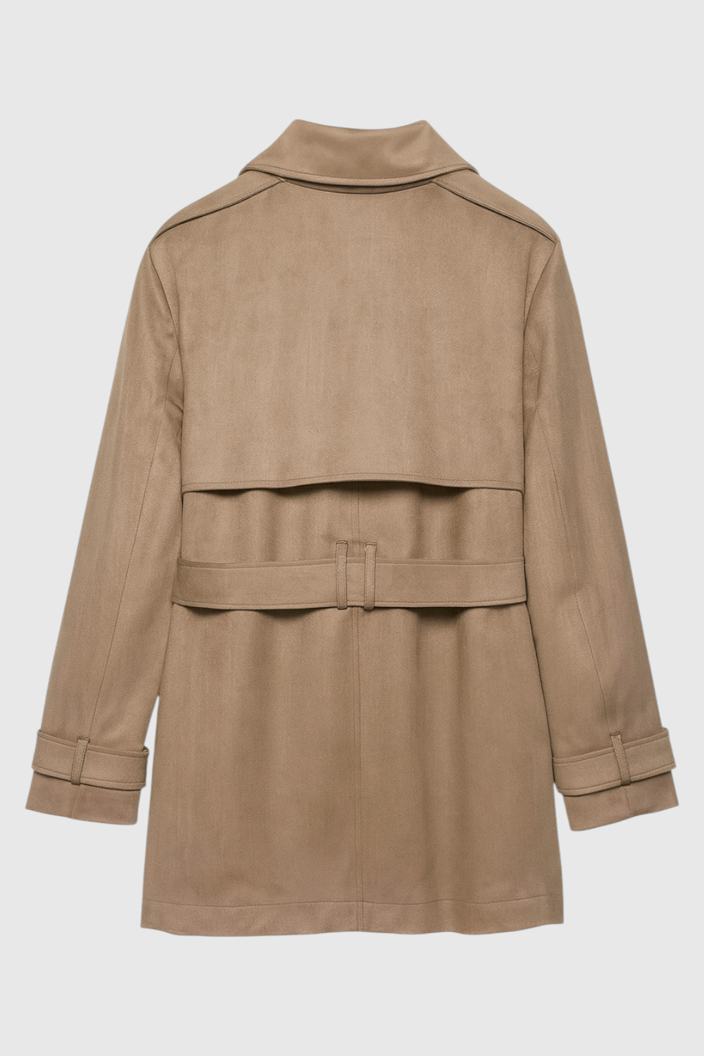 Trench Jacket with Belted Waist