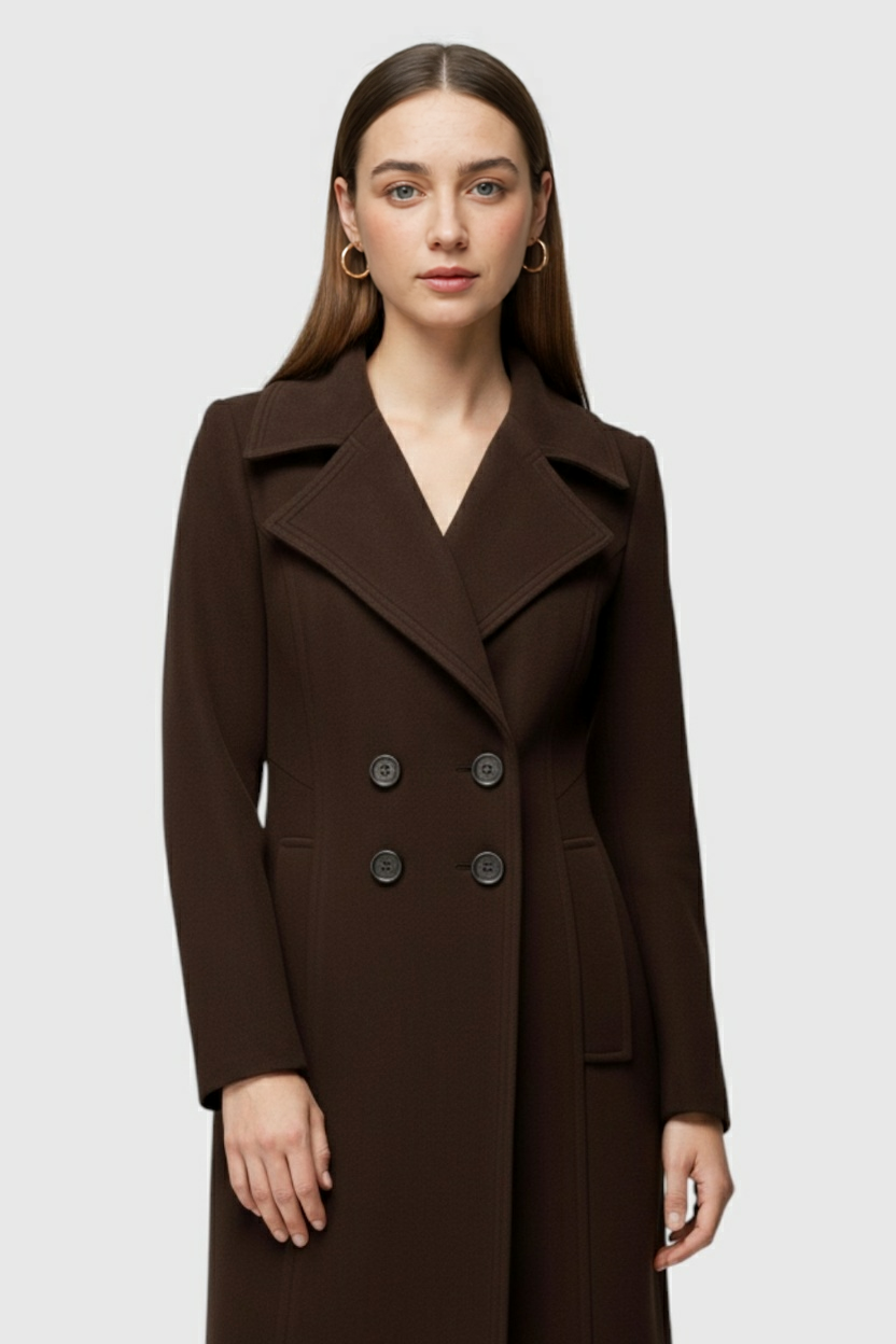 Long Coat | Double-Breasted, Loose Fit