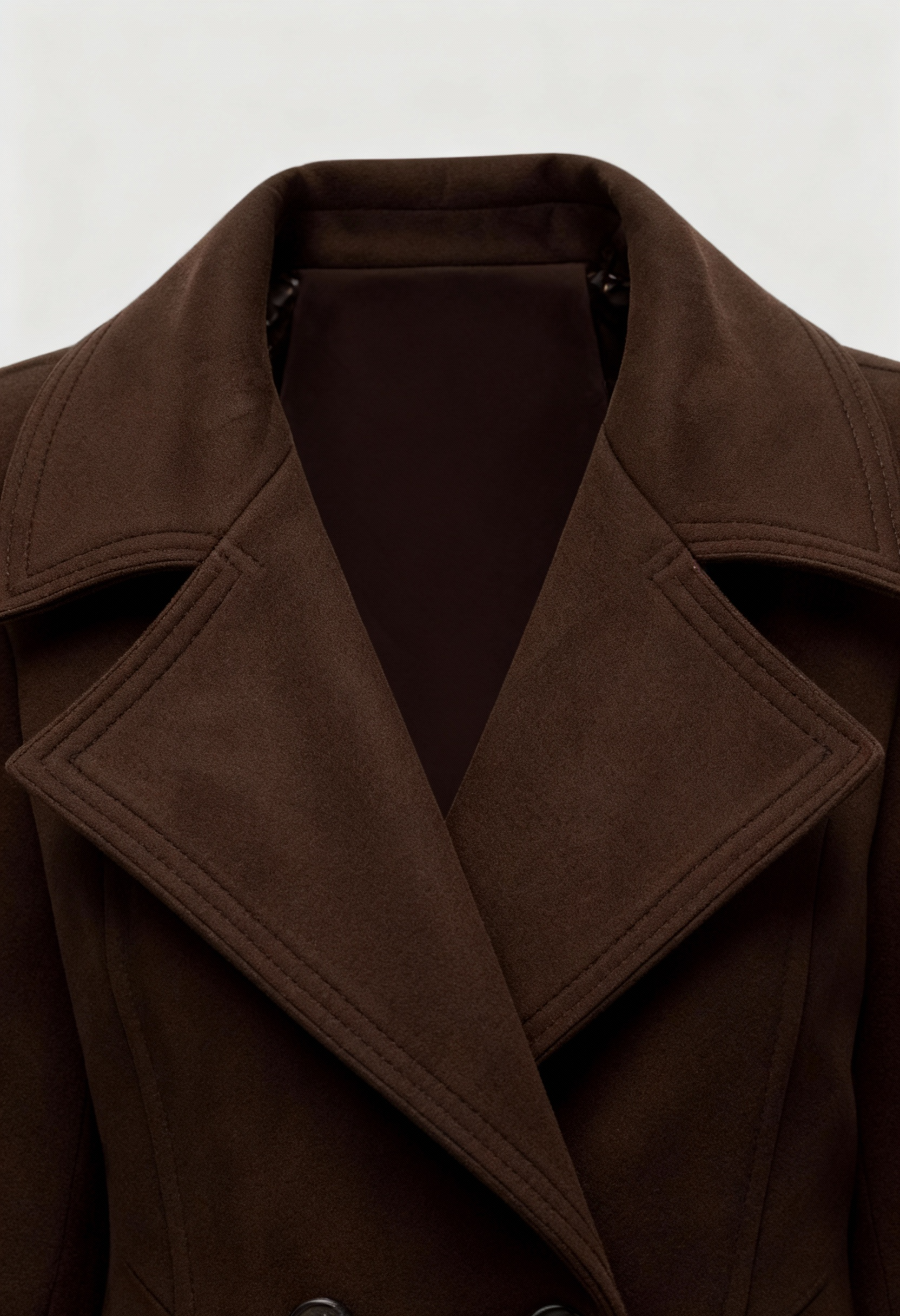 Long Coat | Double-Breasted, Loose Fit