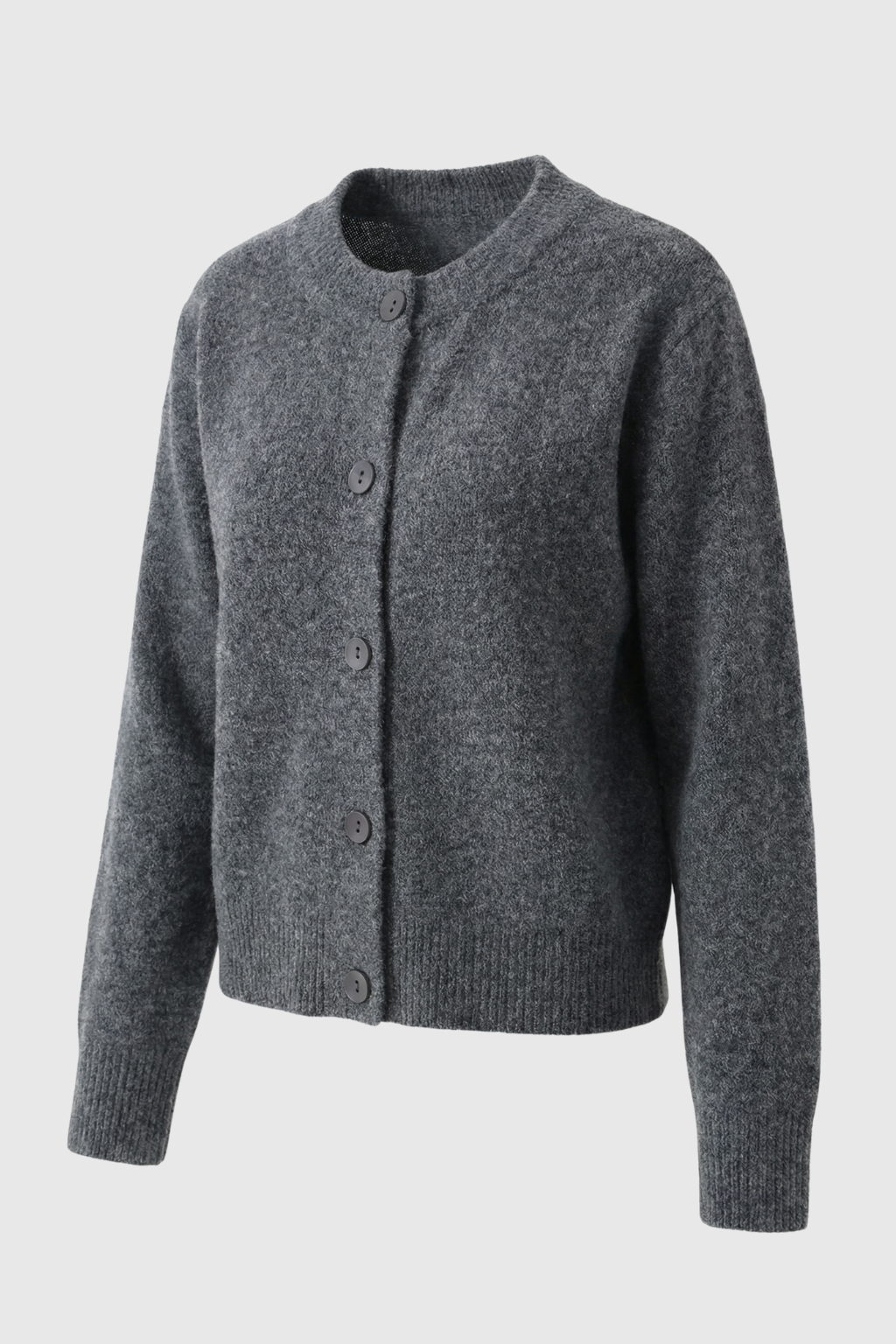 Knit Cardigan, Cropped, Button Front