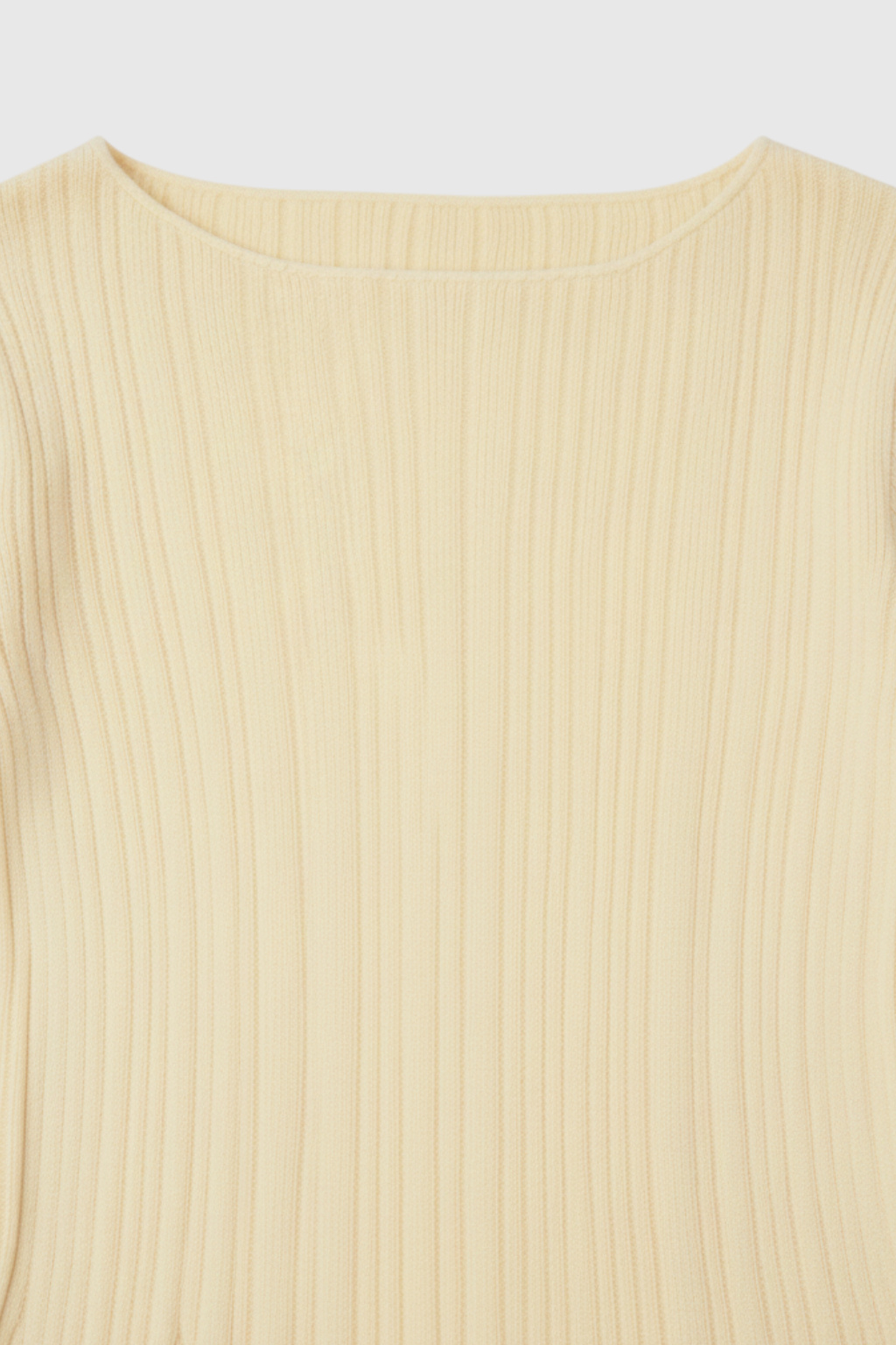 Rib Knit Set with Long Sleeves