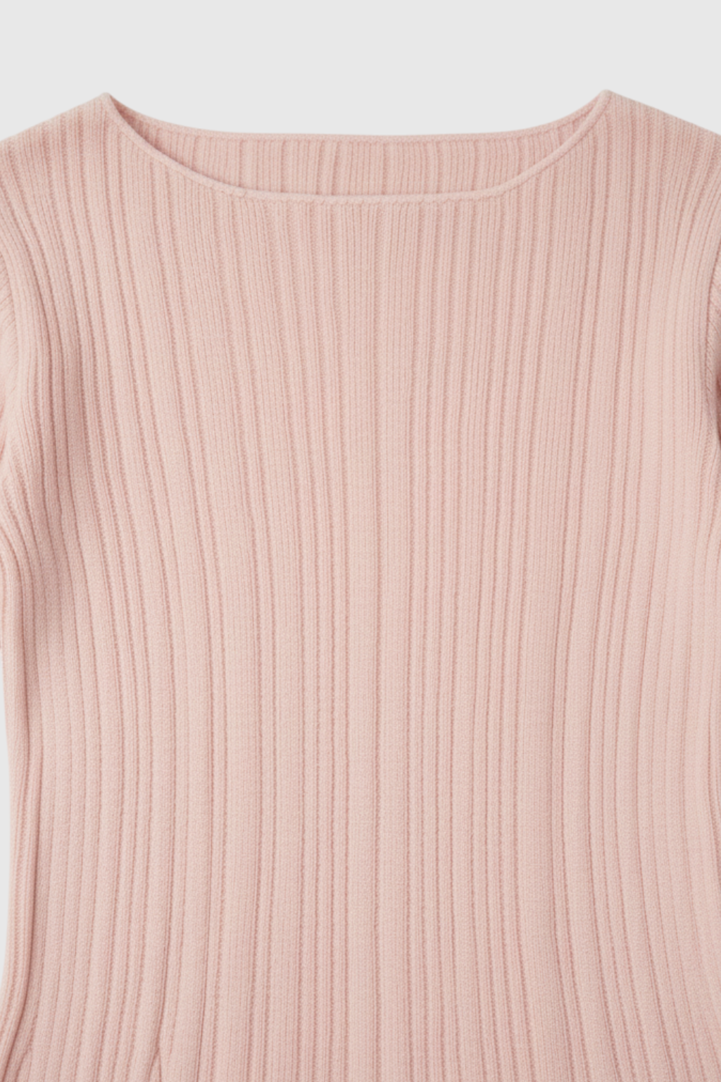 Rib-Knit Set with Long Sleeves