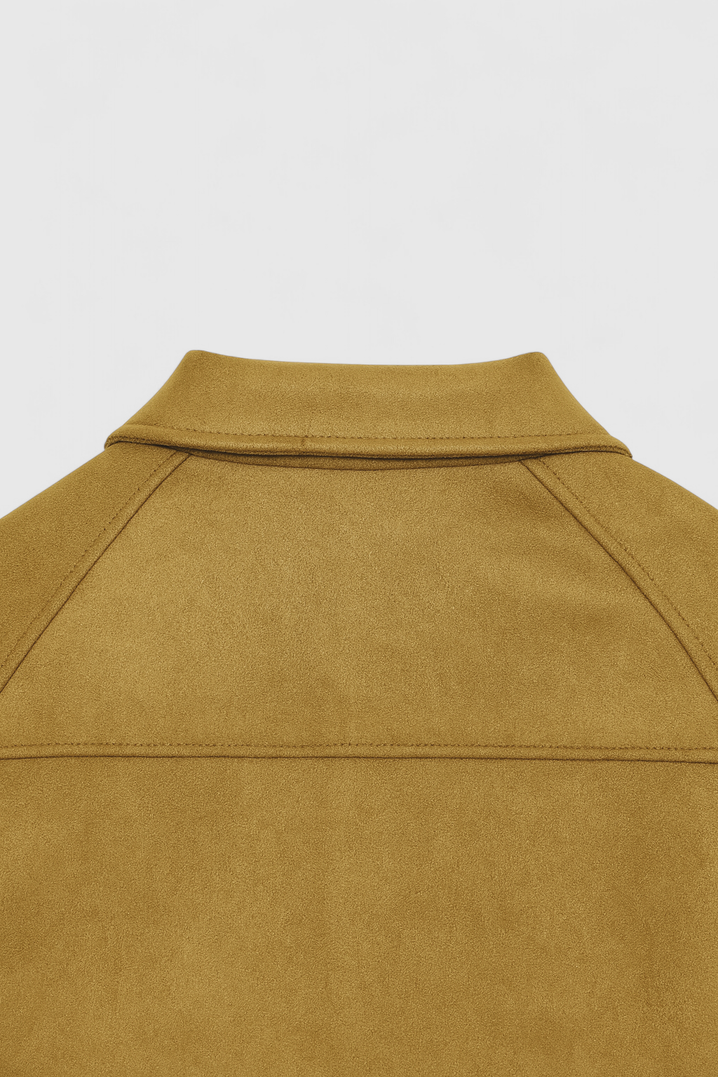 Suede-Effect Jacket | Cropped | Zip Front