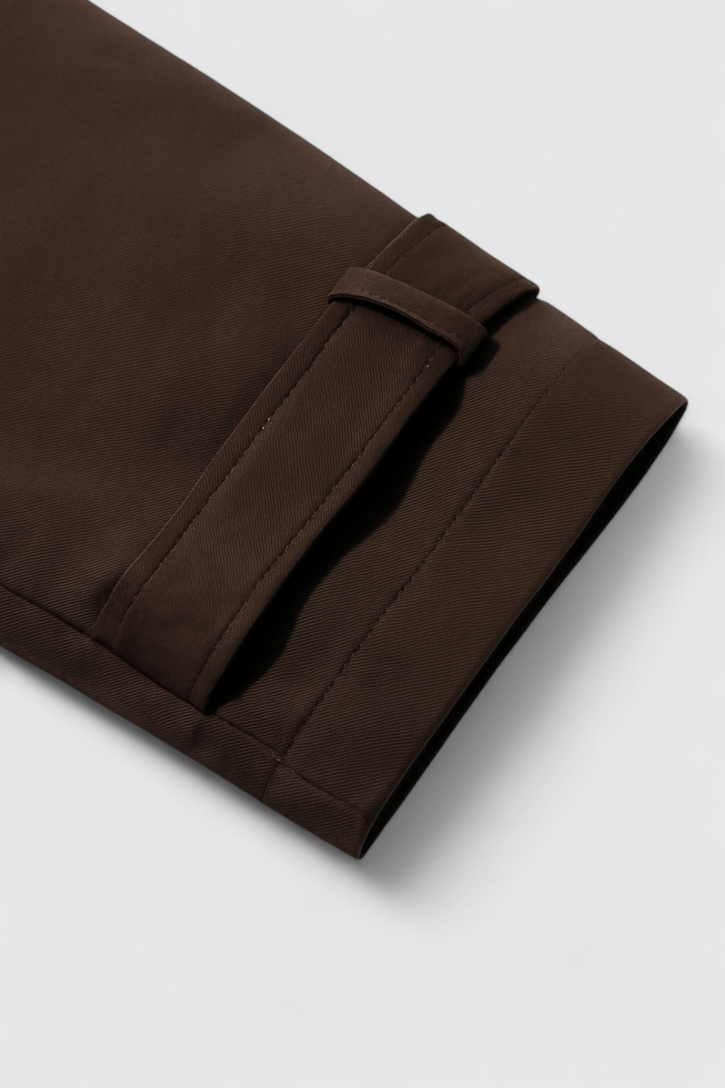 Cropped Trench Jacket | Notched Lapel, Double-Breasted