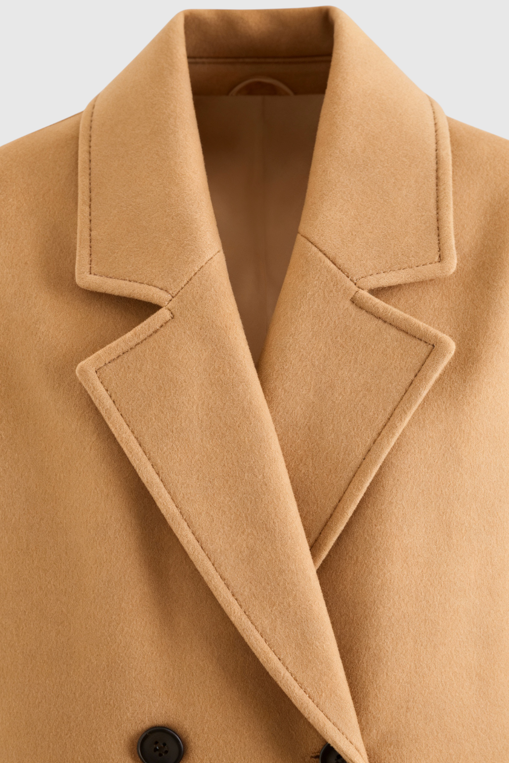 Double-Breasted Overcoat, Notched Lapel