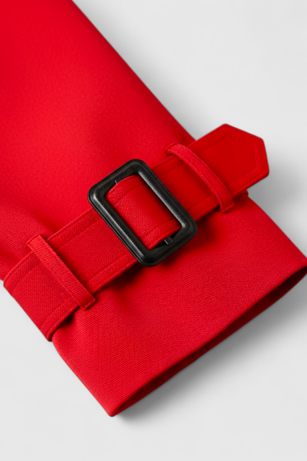 Trench Coat with Belt & Epaulettes