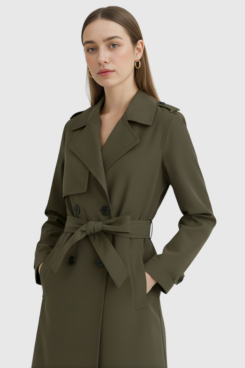 Trench Coat | Belted, Storm Flap