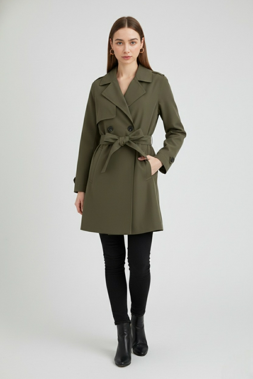 Trench Coat | Belted, Storm Flap