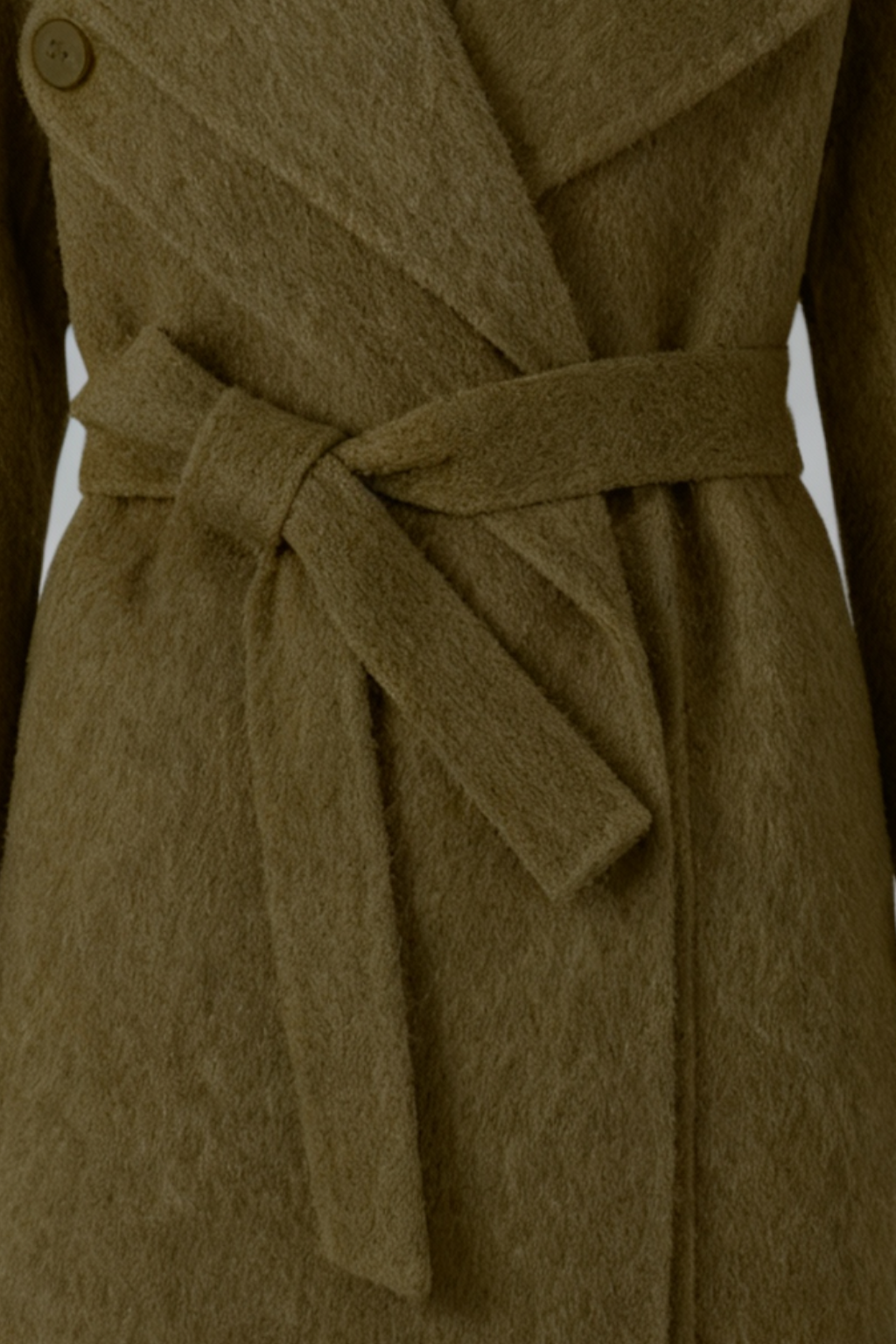 Wrap Coat with Belt & Shawl Collar