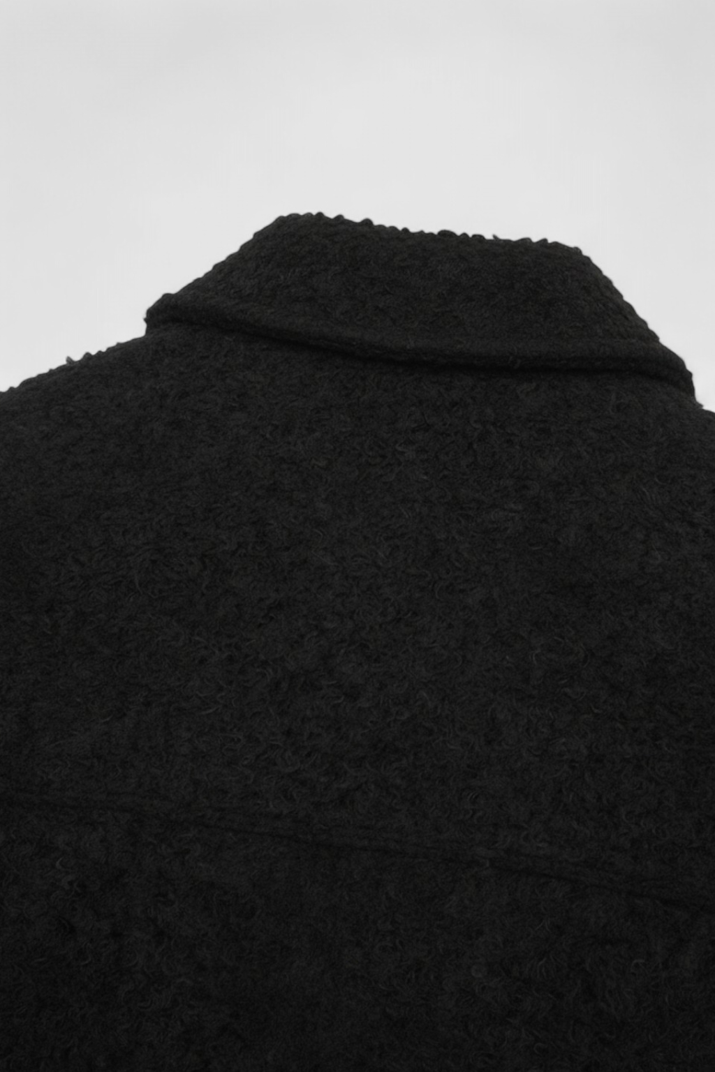 Cropped Zip Jacket | Textured, Pocket Detail