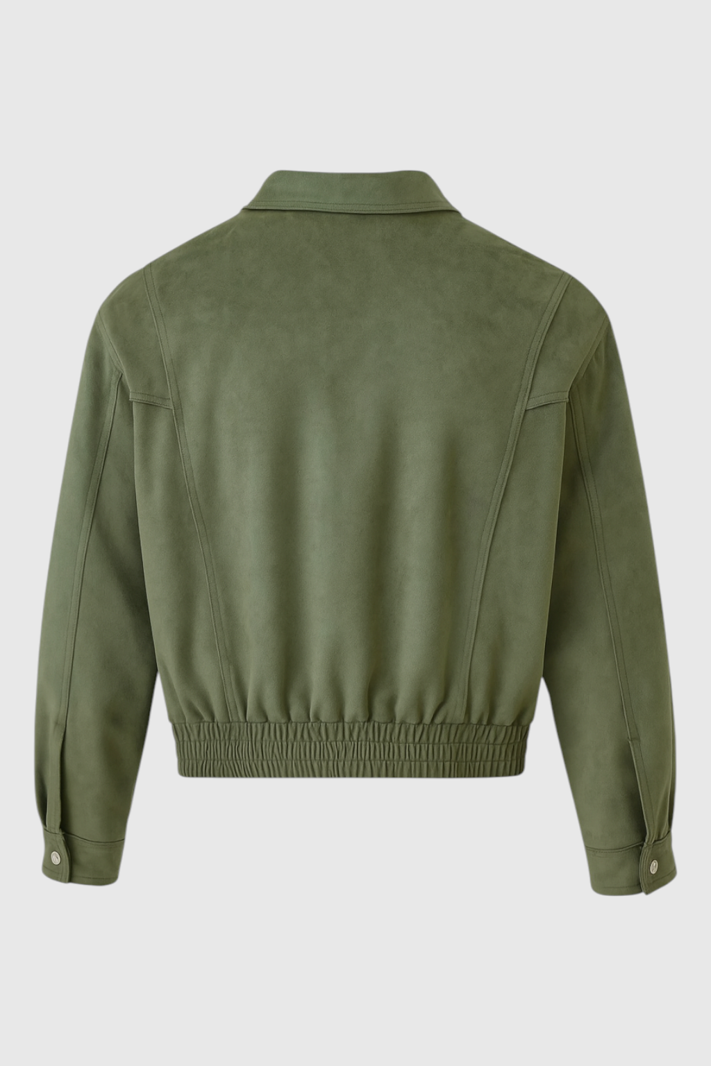 Bomber Jacket, Suede-Effect, Zip Front