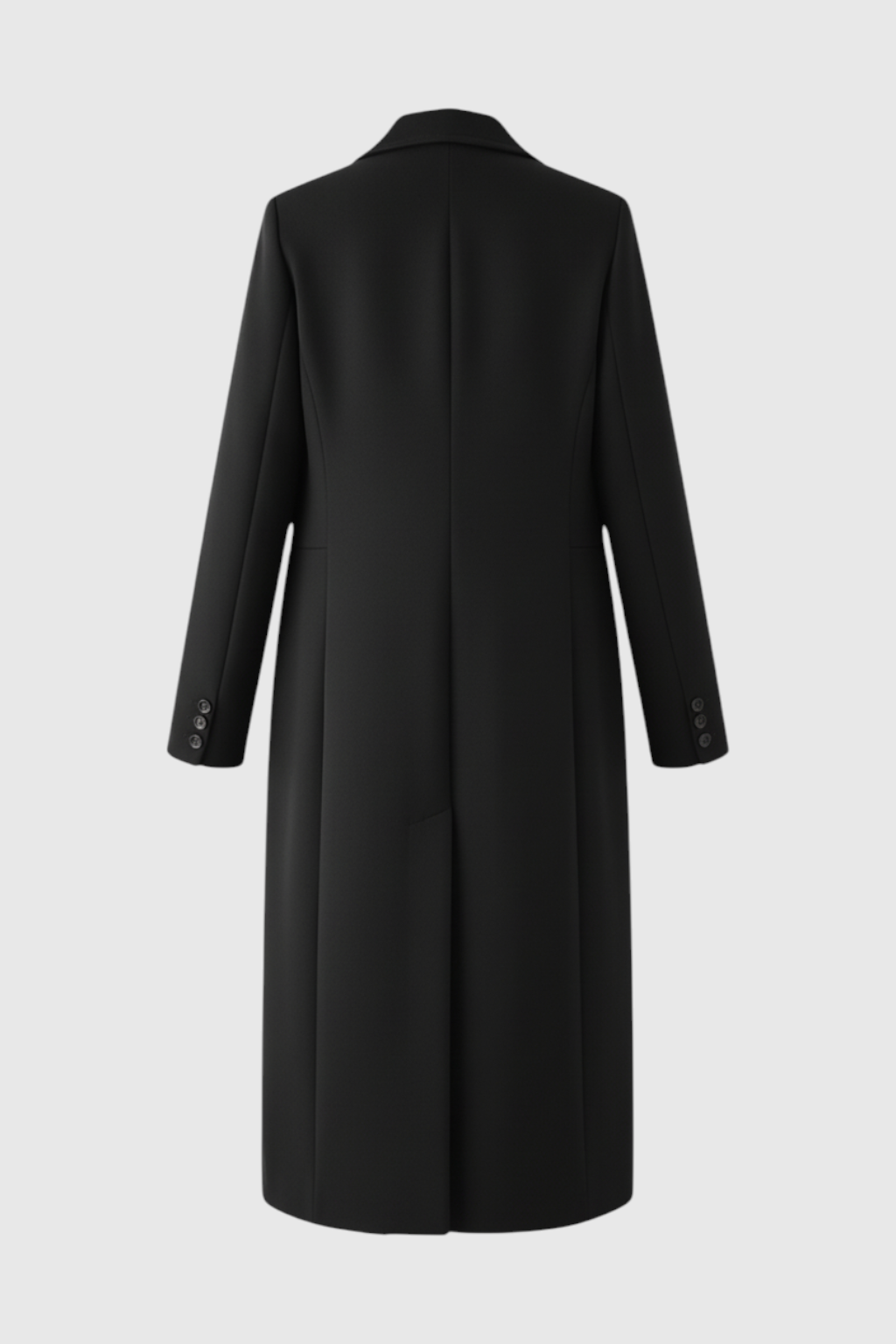 Long Coat | Slim Fit, Notched Lapel