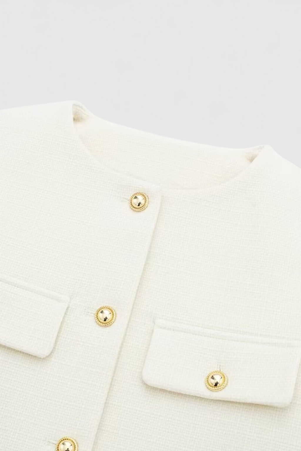 Jacket with Gold Buttons, Four Pockets