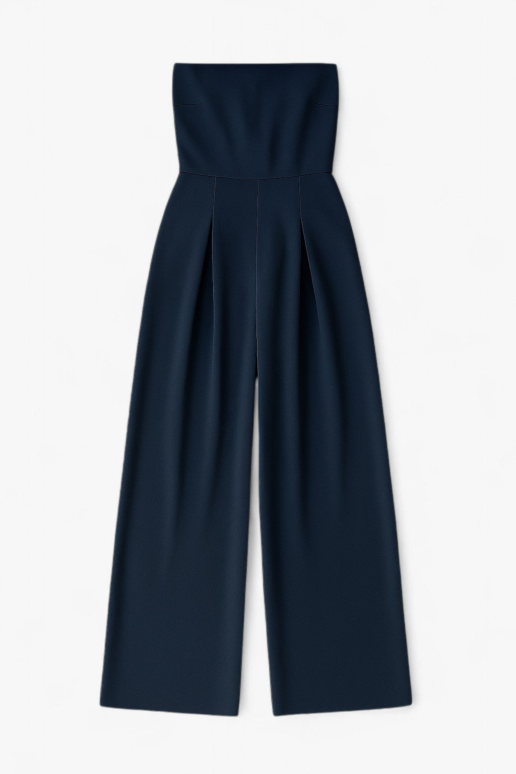 Strapless Jumpsuit, Wide Leg, High Waist