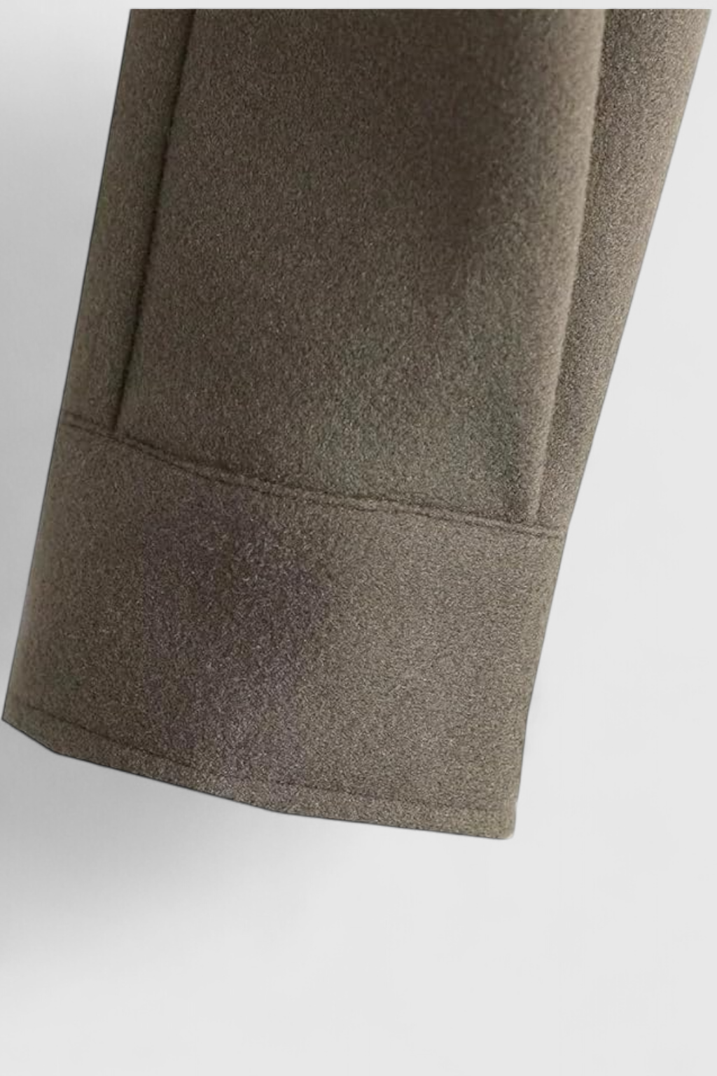 Cropped Jacket with Square Collar