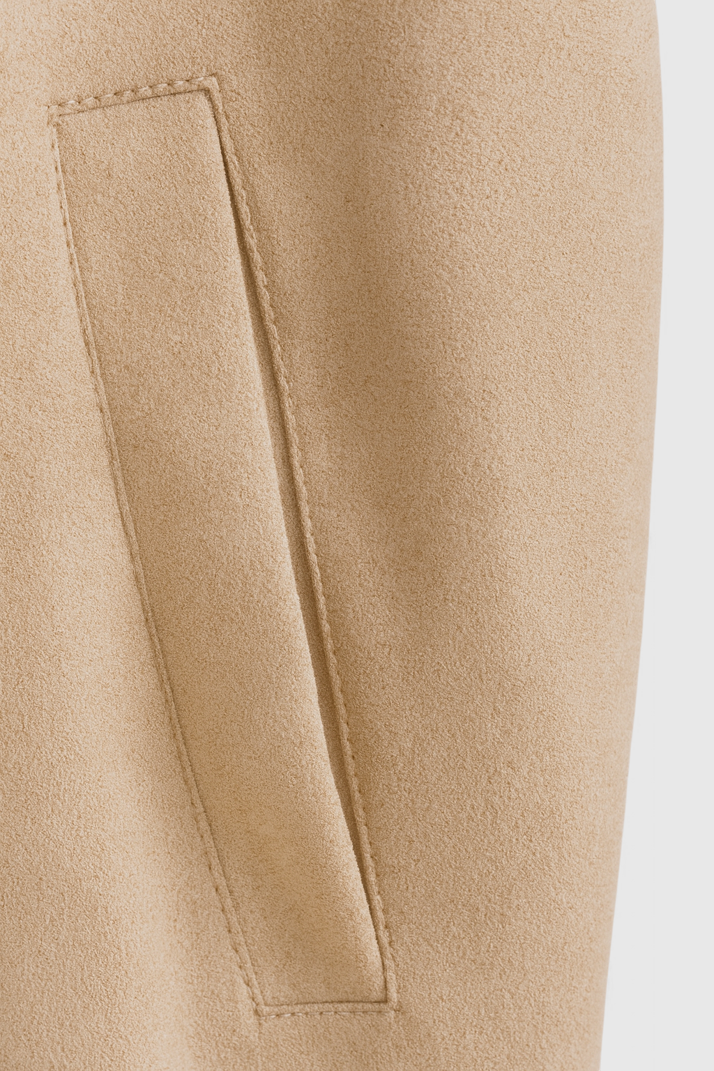 Bomber Jacket with Stand Collar