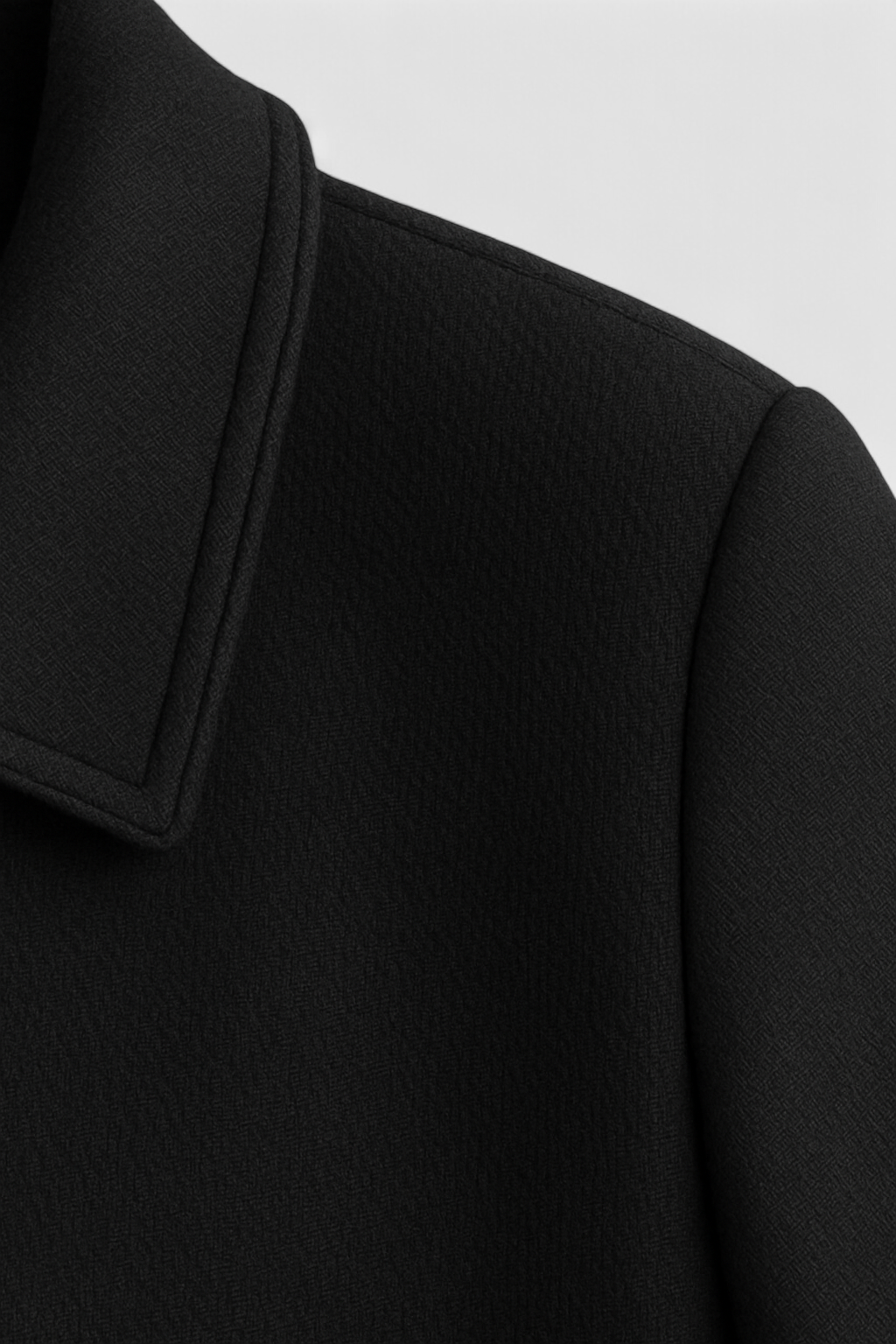 Jacket with Metal Buttons & Flap Pockets