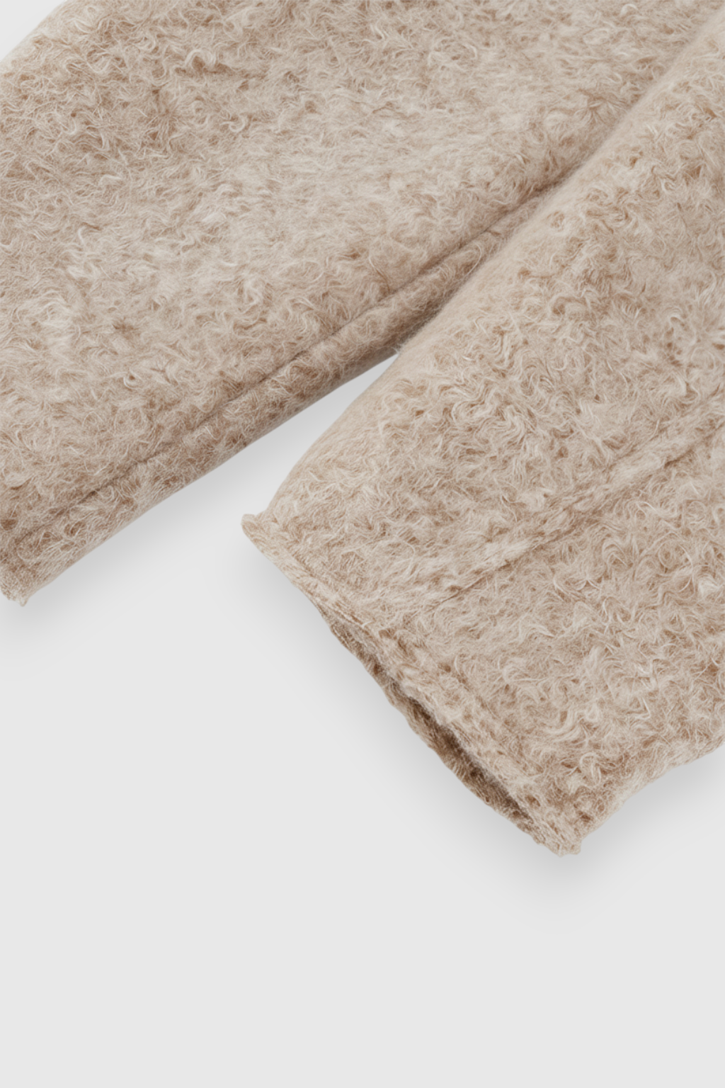 Cropped Textured Jacket with Zip Closure