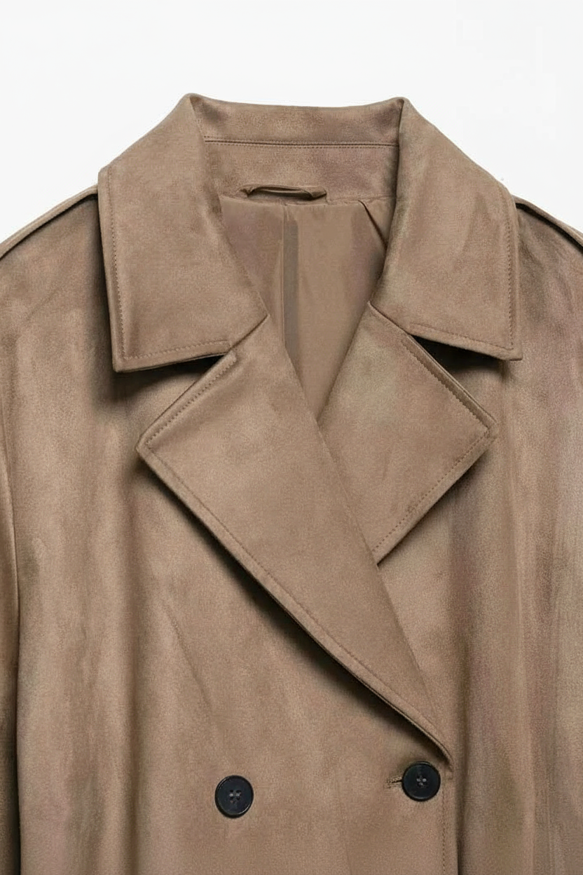 Trench Jacket with Belted Waist