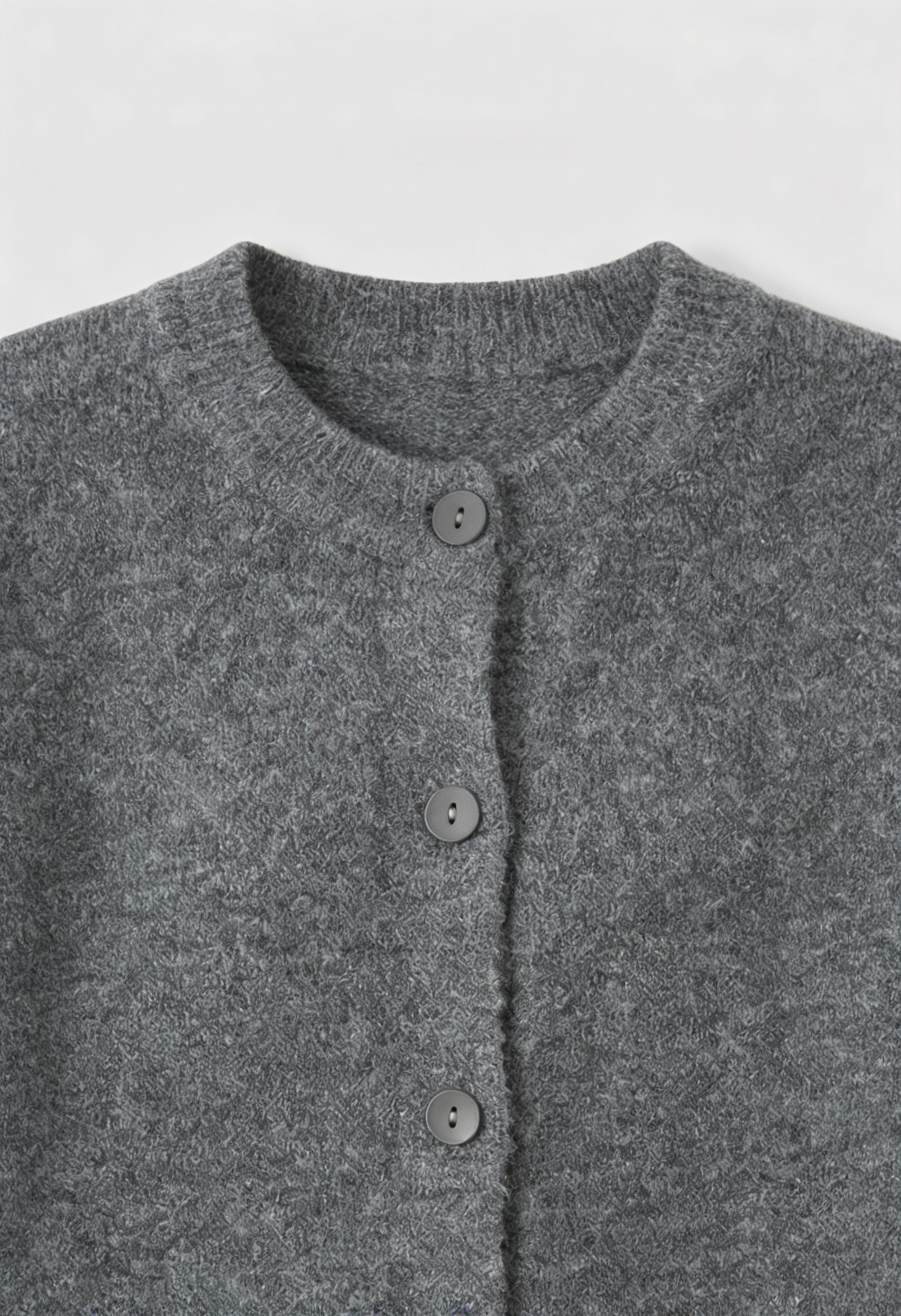 Knit Cardigan, Cropped, Button Front