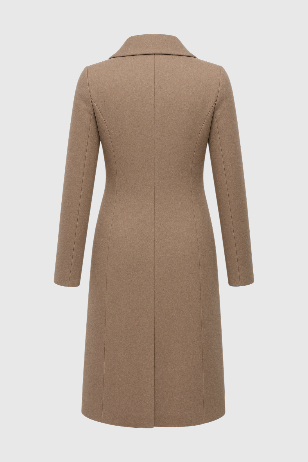 Double-Breasted Coat, Notched Collar