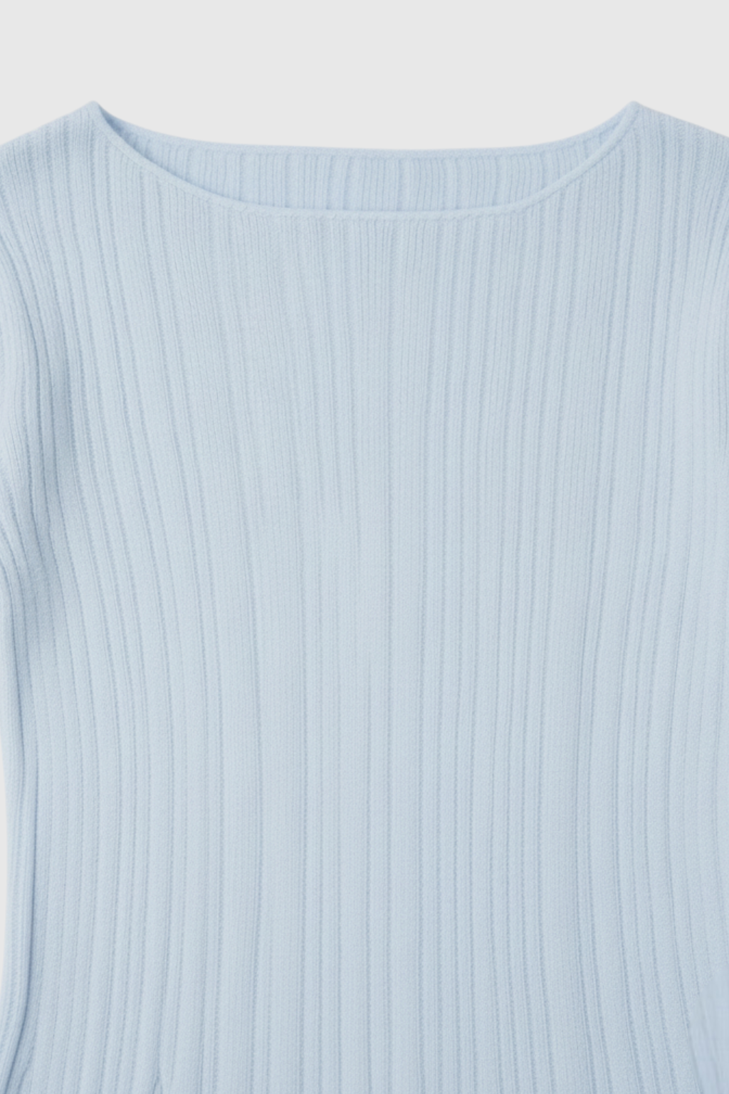 Rib-Knit Set with Long Sleeves