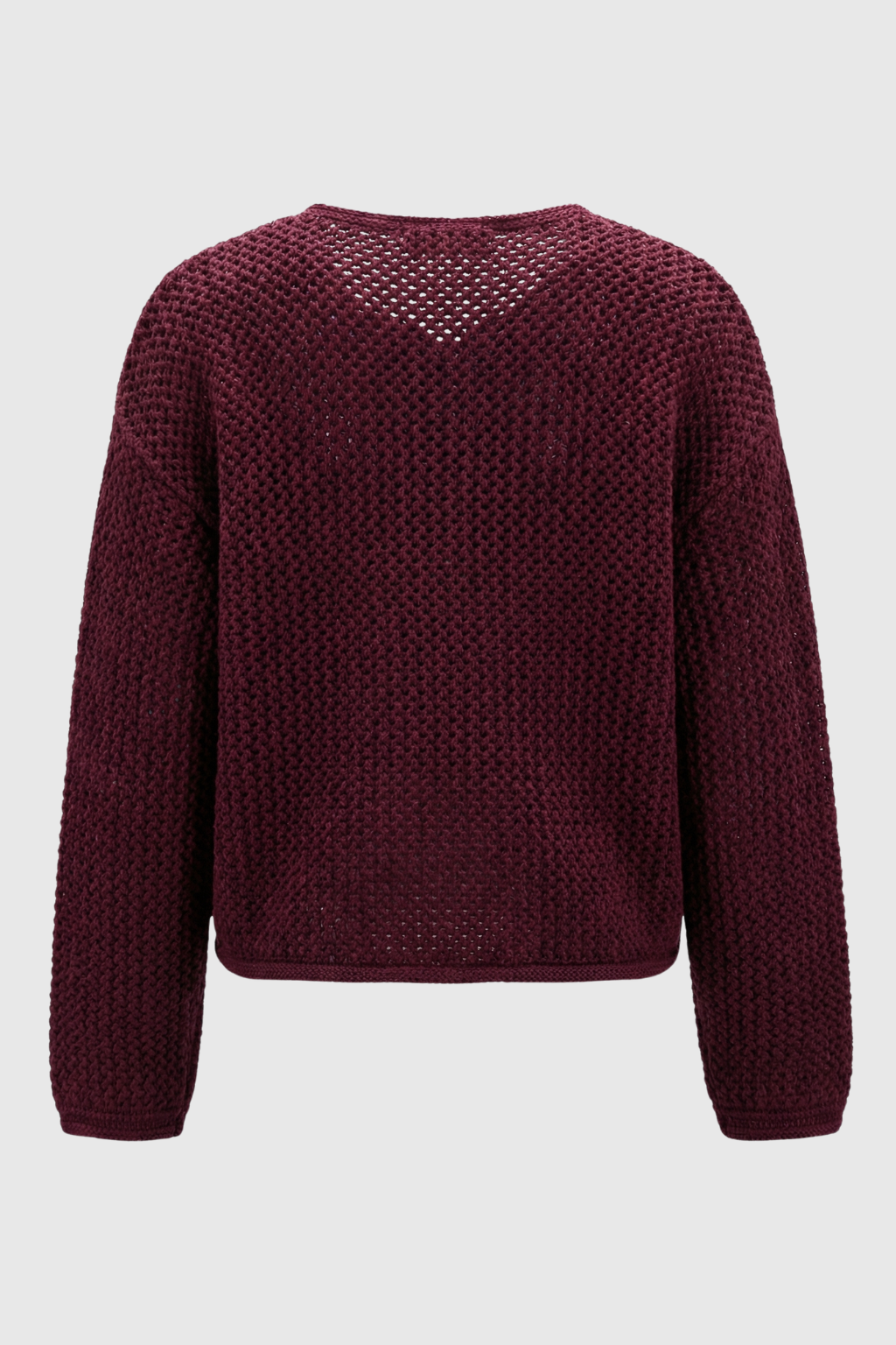 Cardigan with Textured Knit & Pockets