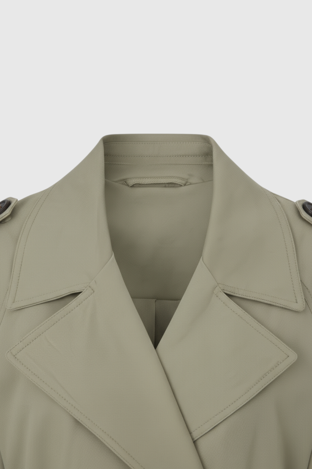 Trench Coat with Belted Waist