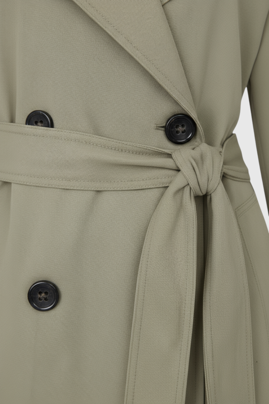Trench Coat with Belted Waist
