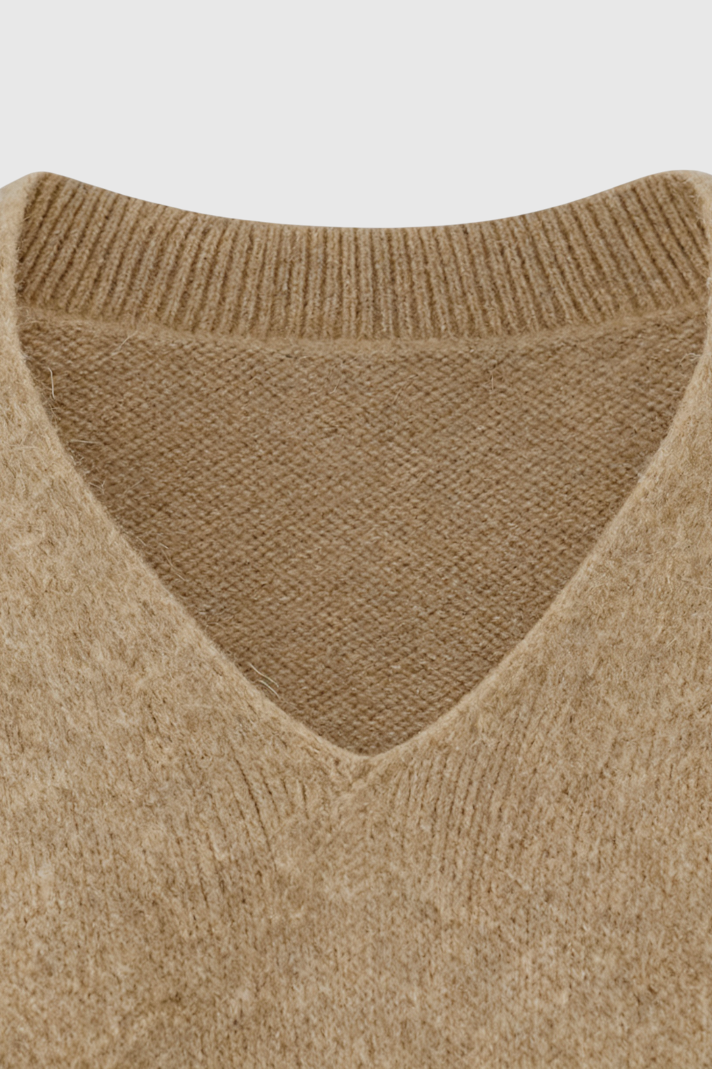 Cashmere V-Neck Sweater, Seamless Finish