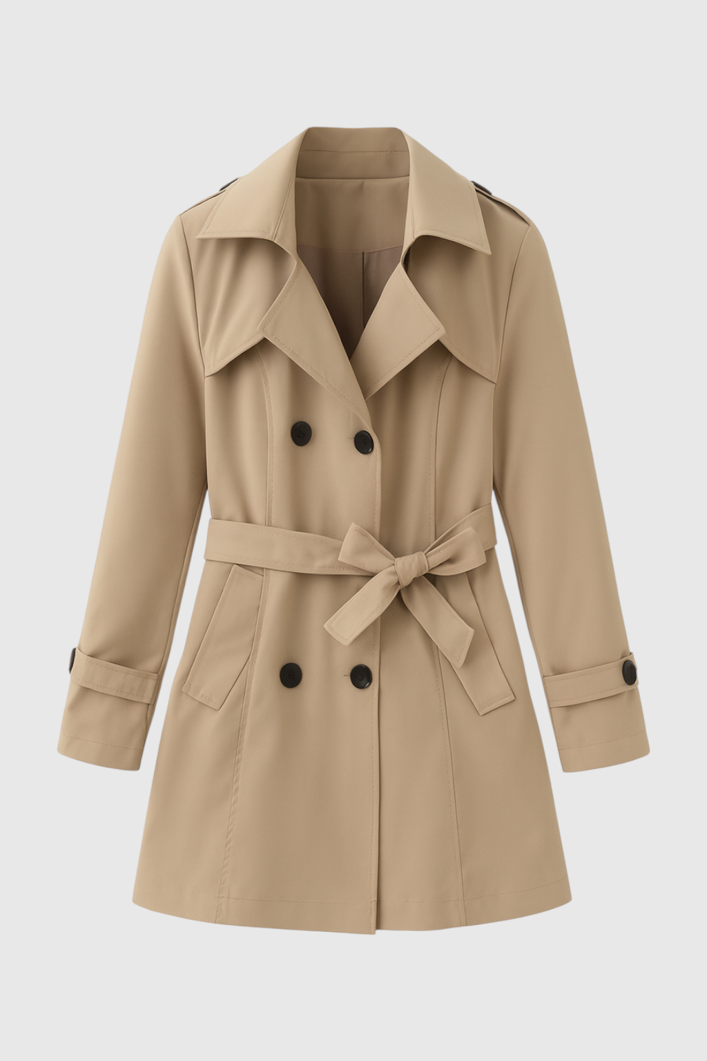 Trench Coat | Double-Breasted, Belted