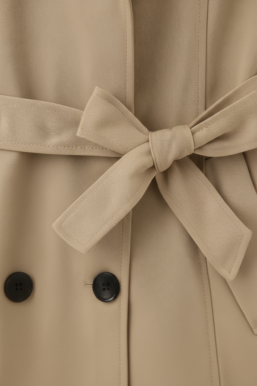 Trench Coat | Double-Breasted, Belted