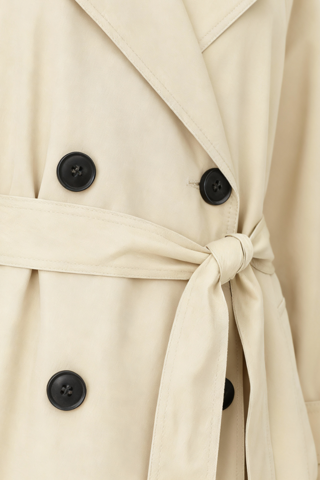 Trench Coat with Belted Waist