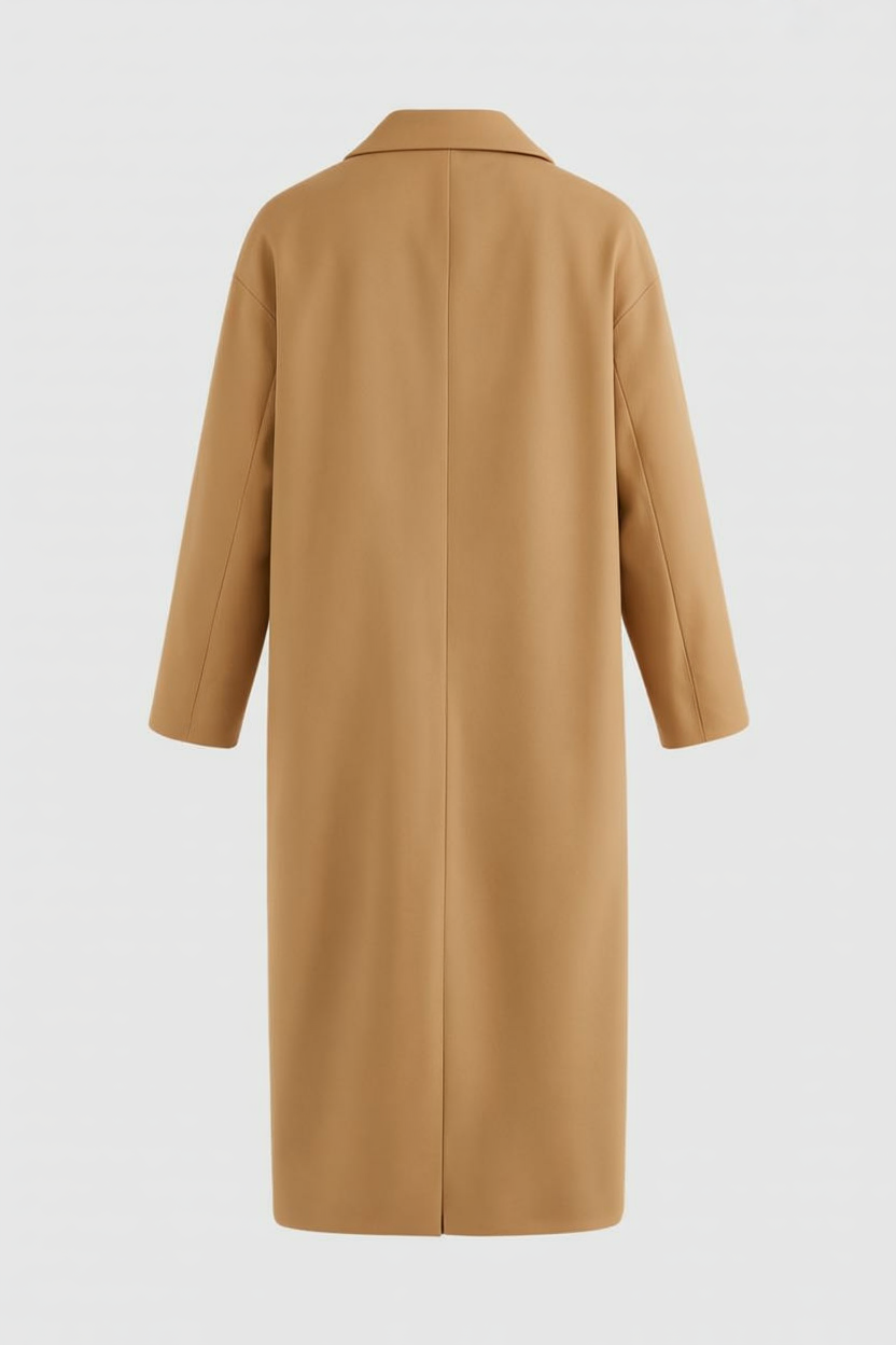 Double-Breasted Overcoat, Notched Lapel