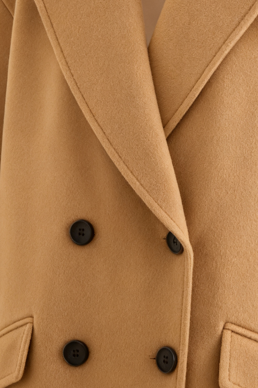 Double-Breasted Overcoat, Notched Lapel
