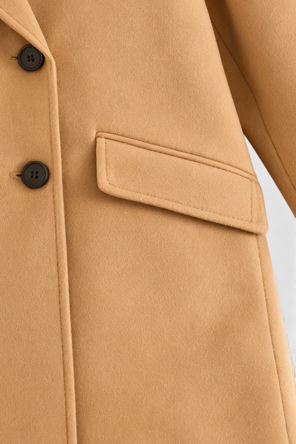 Double-Breasted Overcoat, Notched Lapel