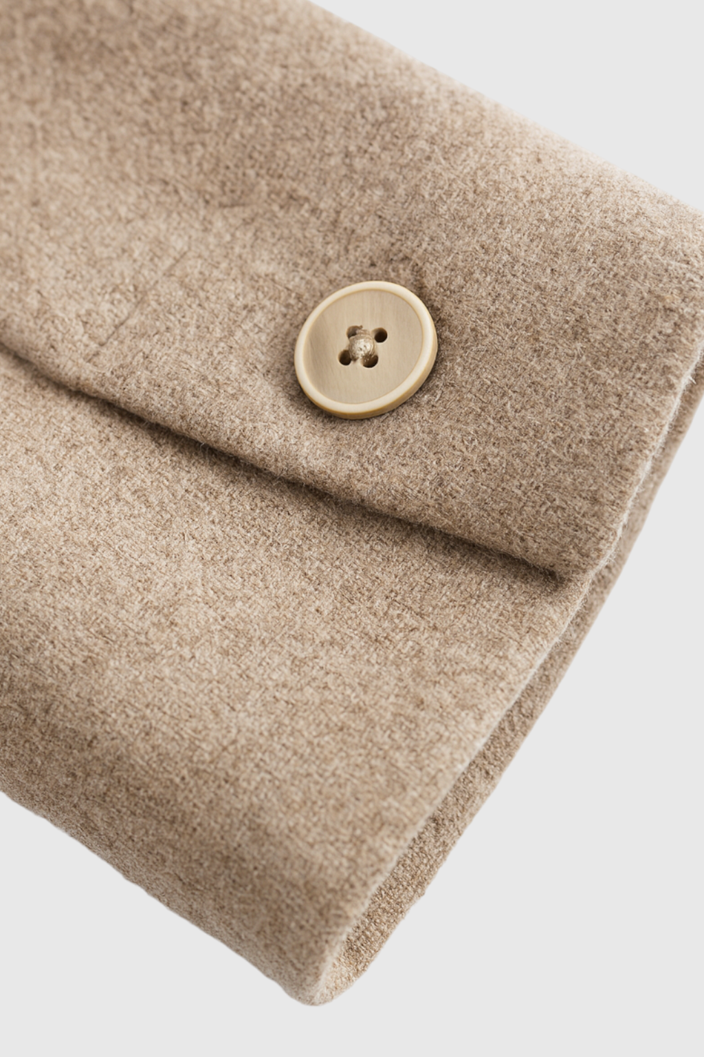 Longline Coat with Faux Fur Collar