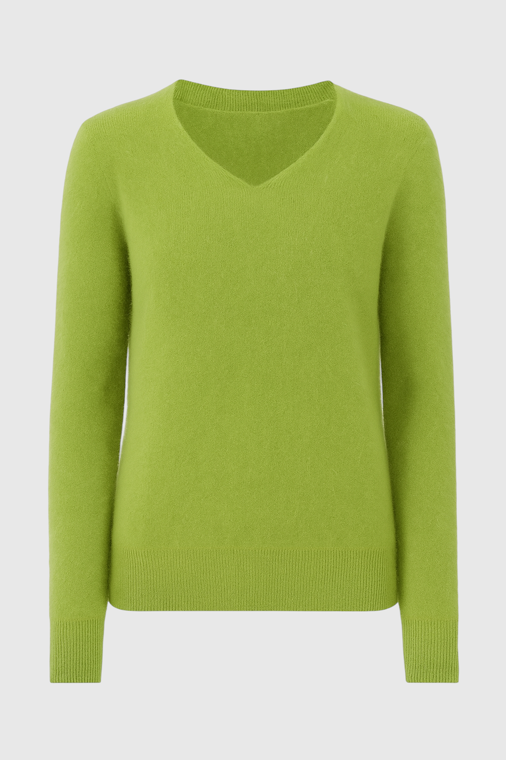 Cashmere V-Neck Sweater, Seamless Finish