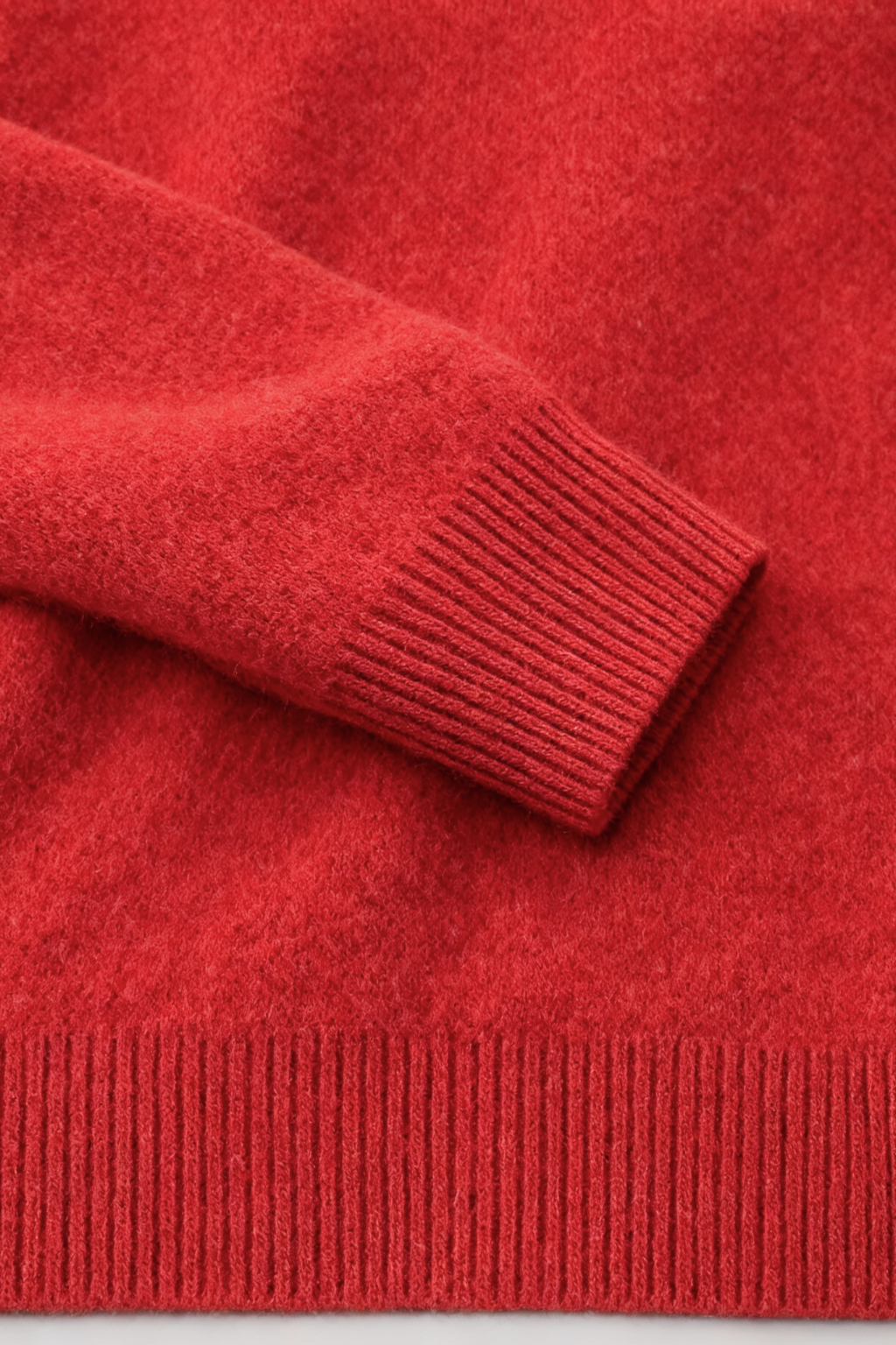 Cashmere V-Neck Sweater, Seamless Finish