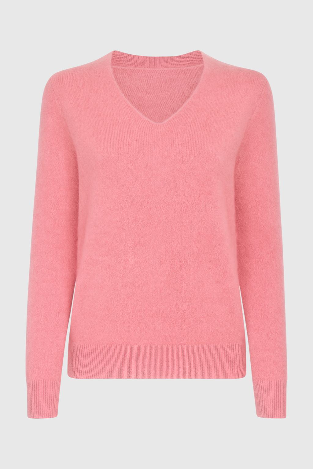 Cashmere V-Neck Sweater, Seamless Finish