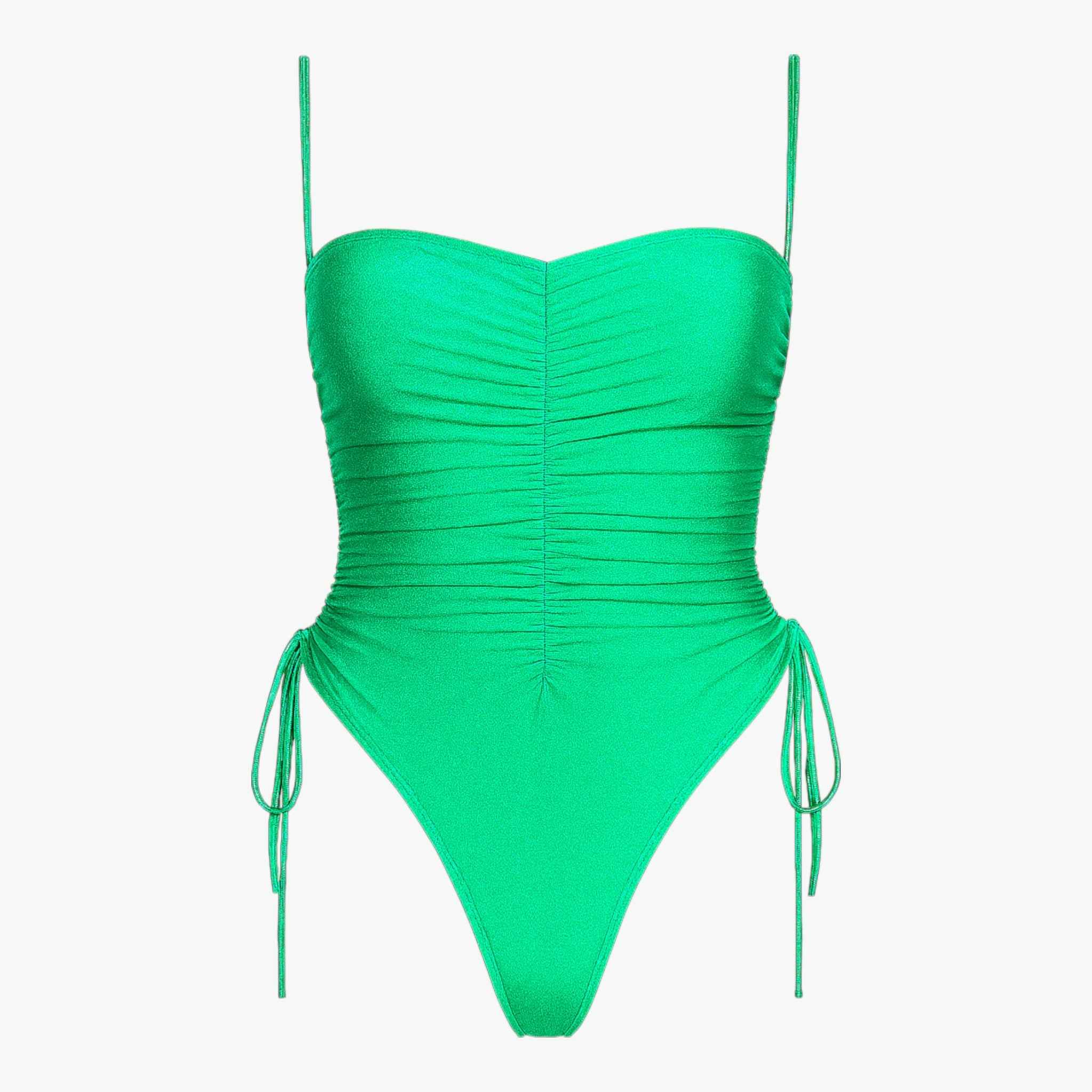 One Piece Swimsuit with Ruched Detail