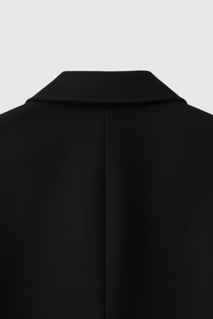 Long Coat | Relaxed Fit, Buttoned Pockets