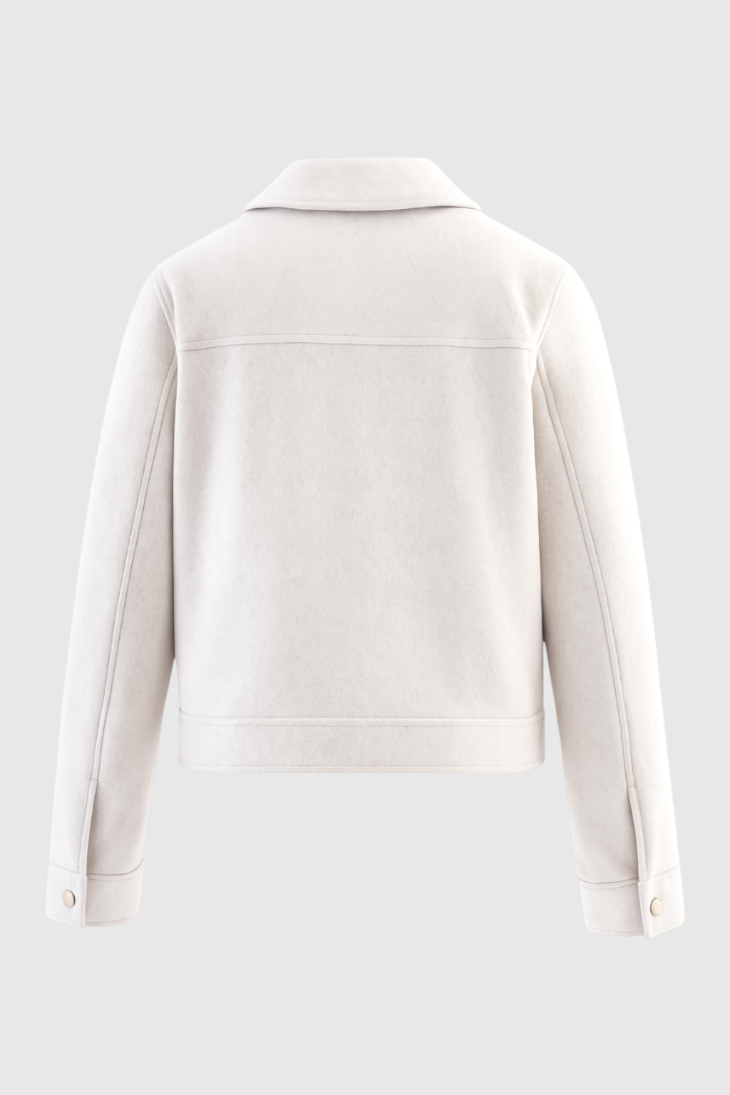 Zip Jacket with Flap Pockets & Collar