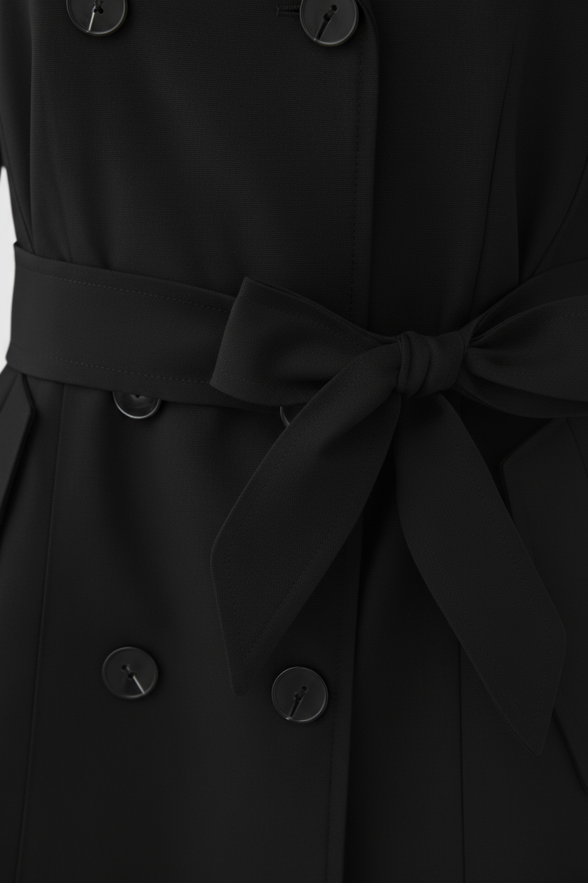 Trench Coat | Belted, Double-Breasted