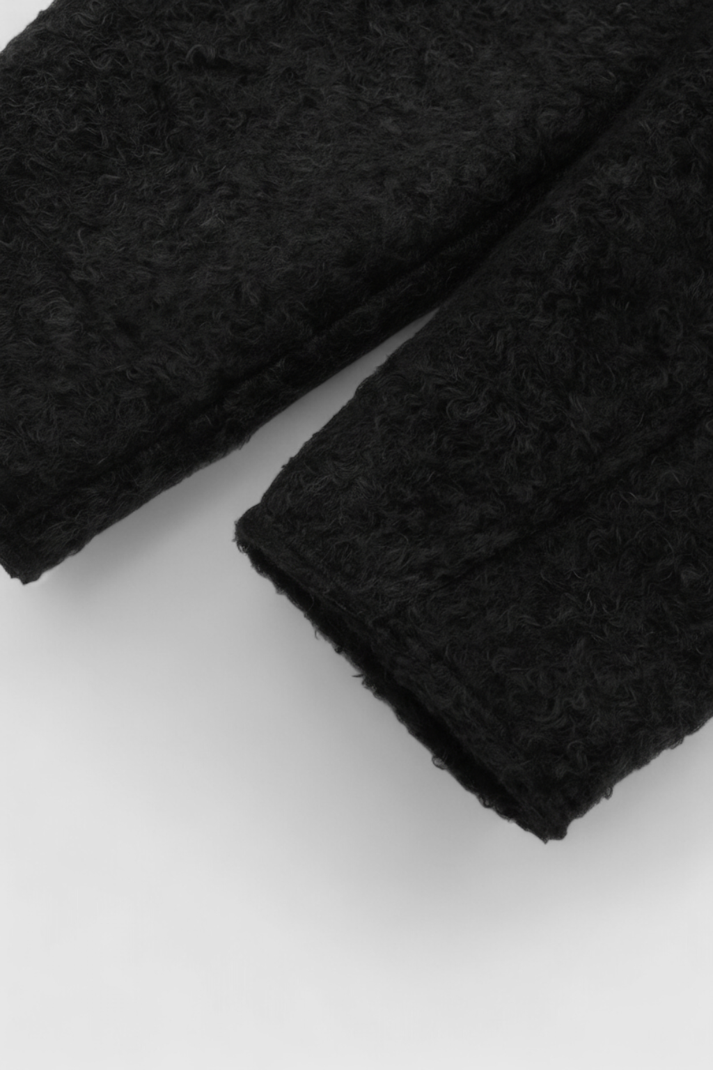 Cropped Zip Jacket | Textured, Pocket Detail