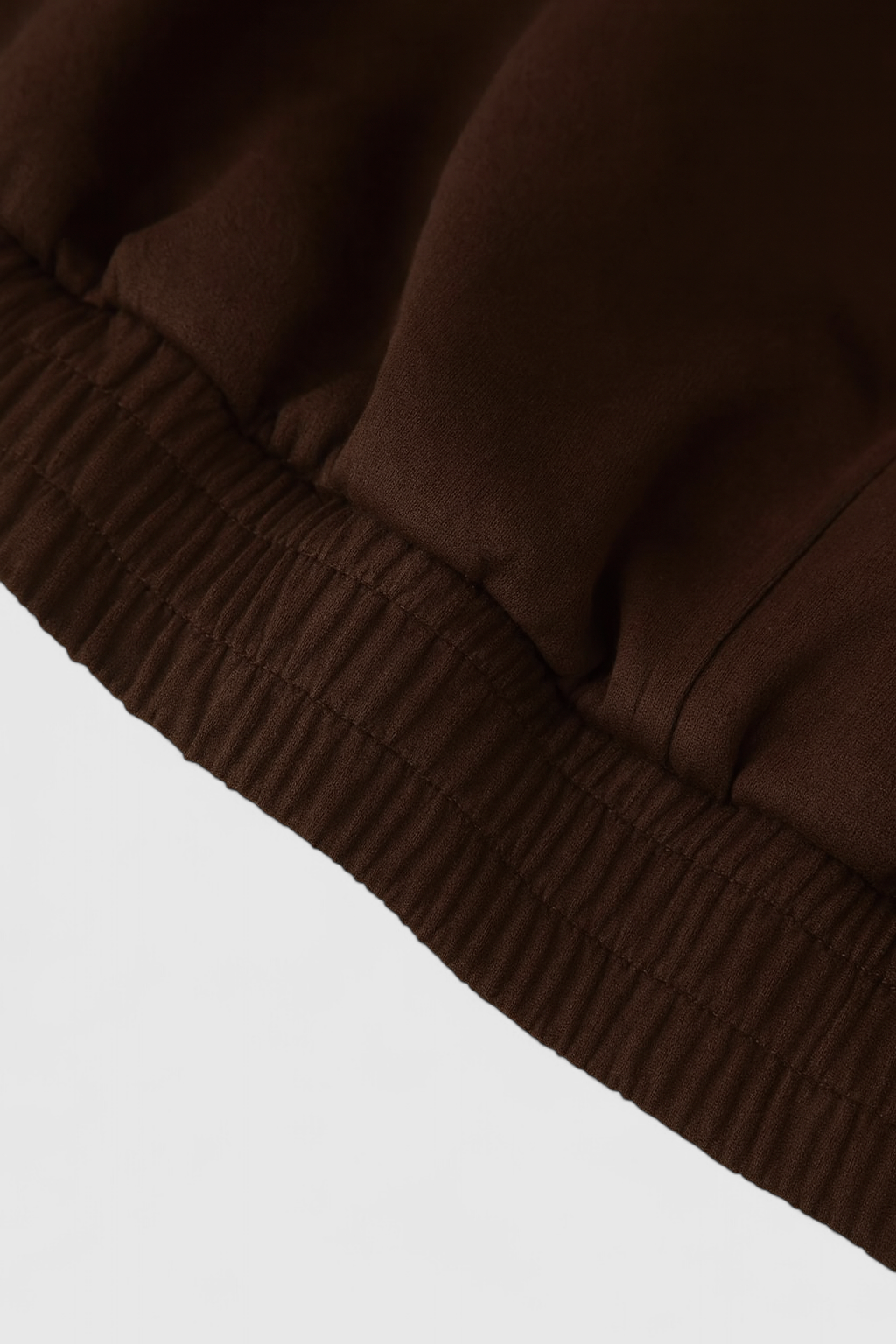 Bomber Jacket with Suede Finish